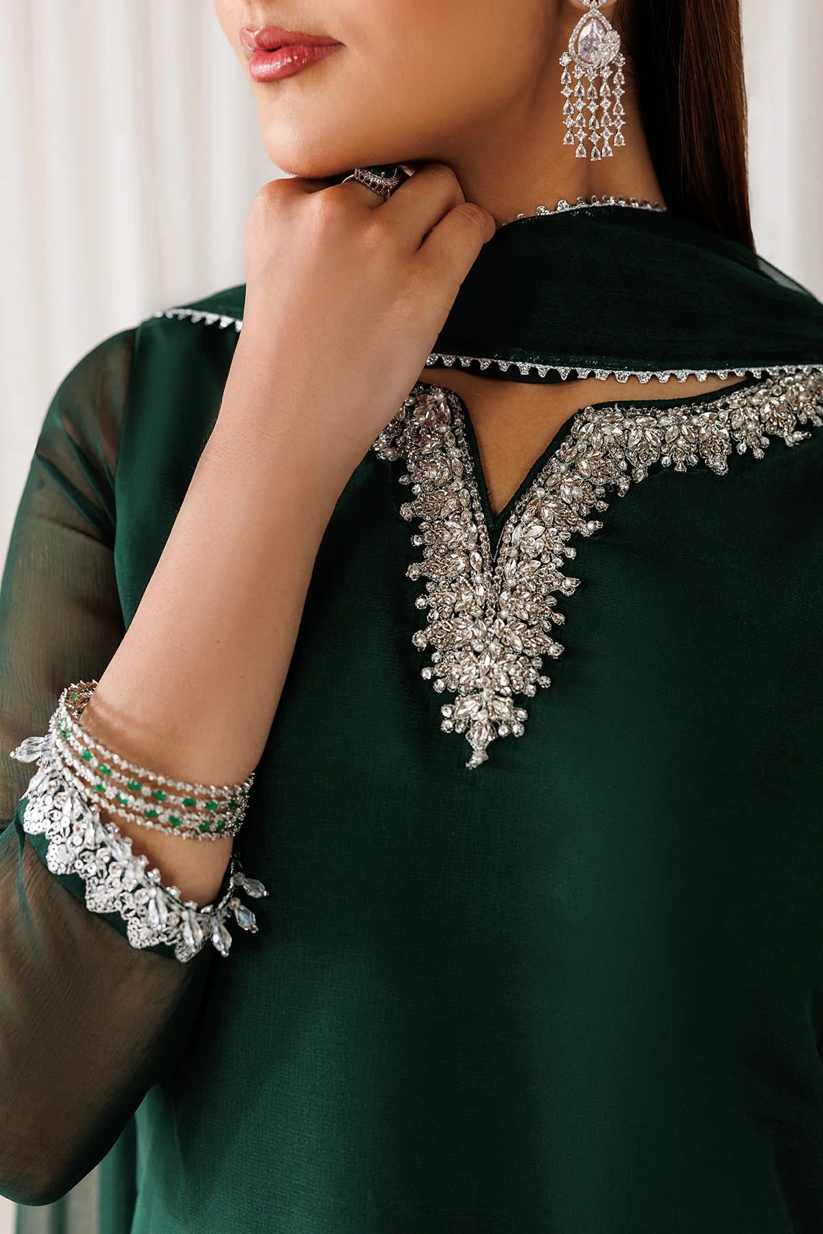 EMBROIDERED CHIFFON EN-1291 - Image 3