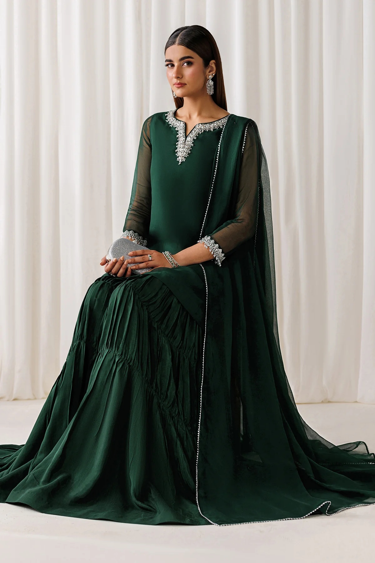 EMBROIDERED CHIFFON EN-1291 - Image 5