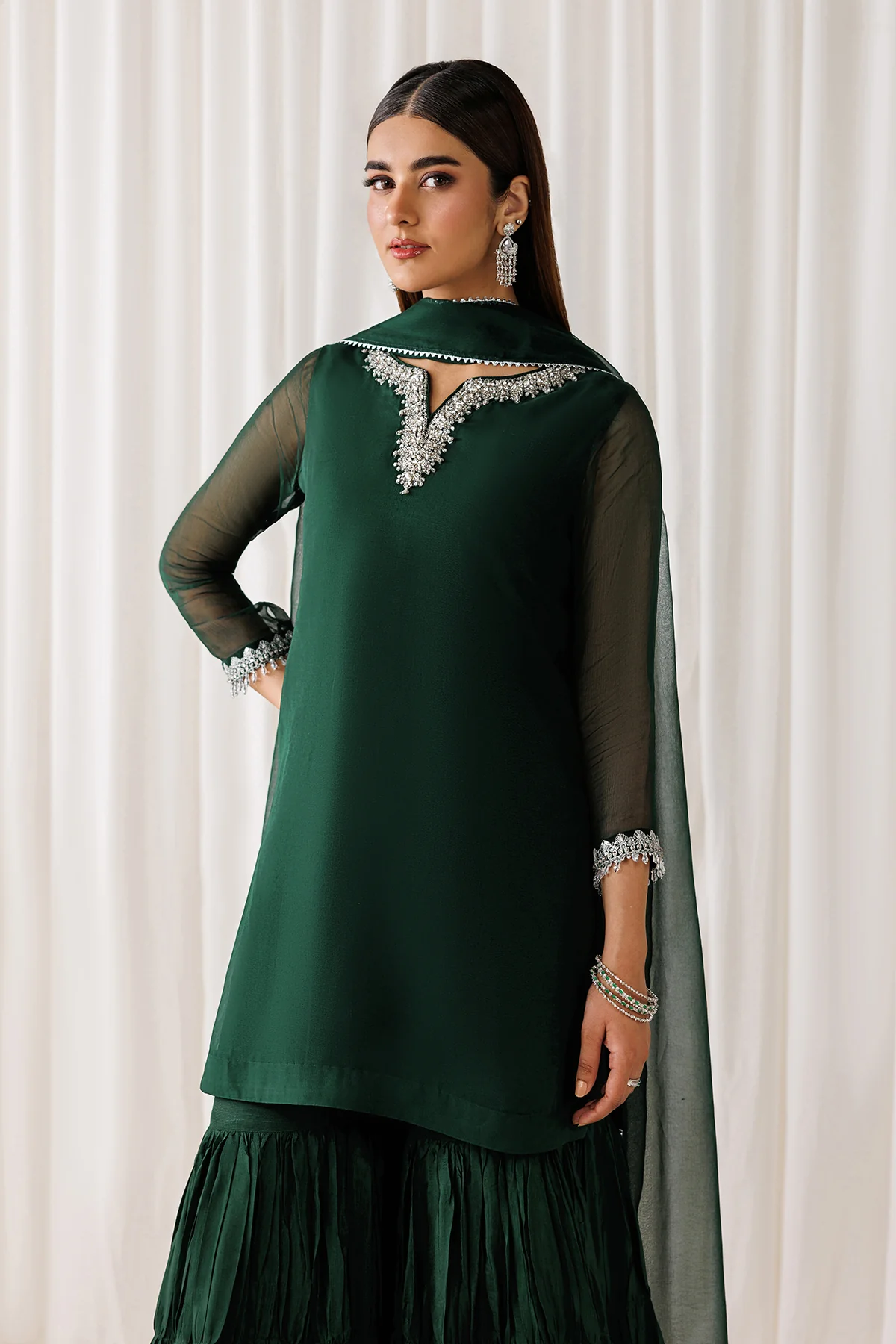 EMBROIDERED CHIFFON EN-1291 - Image 6