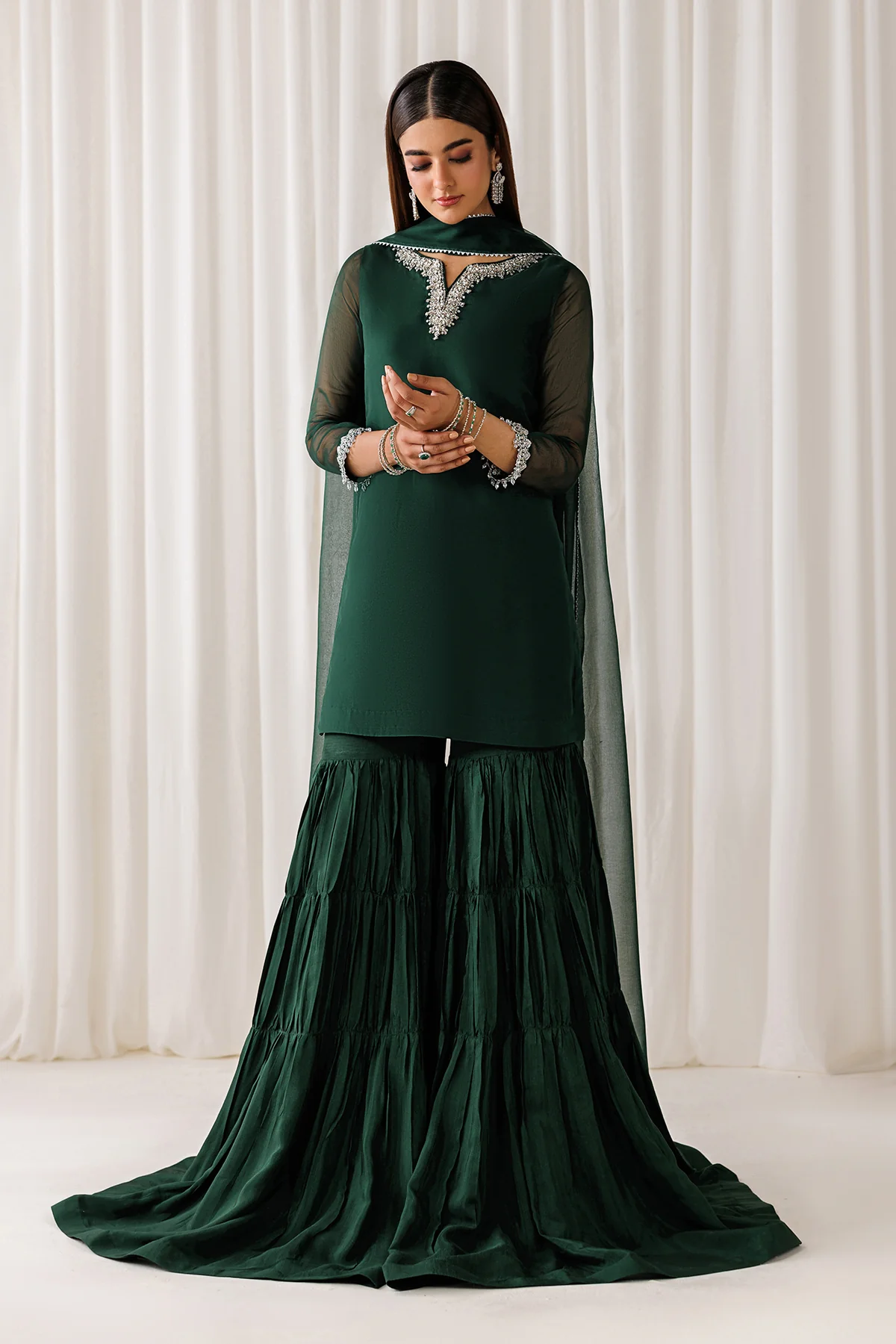 EMBROIDERED CHIFFON EN-1291 - Image 8