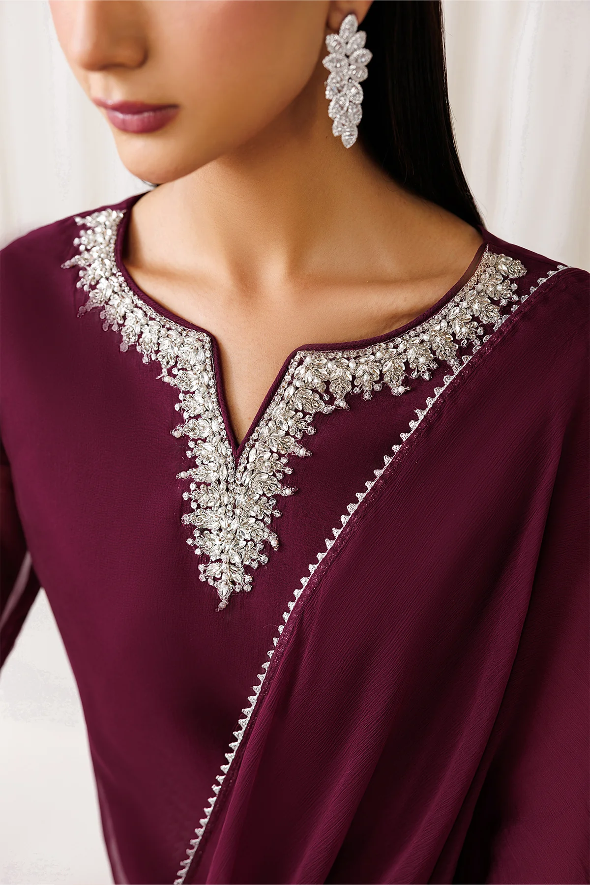EMBROIDERED CHIFFON EN-1292 - Image 3
