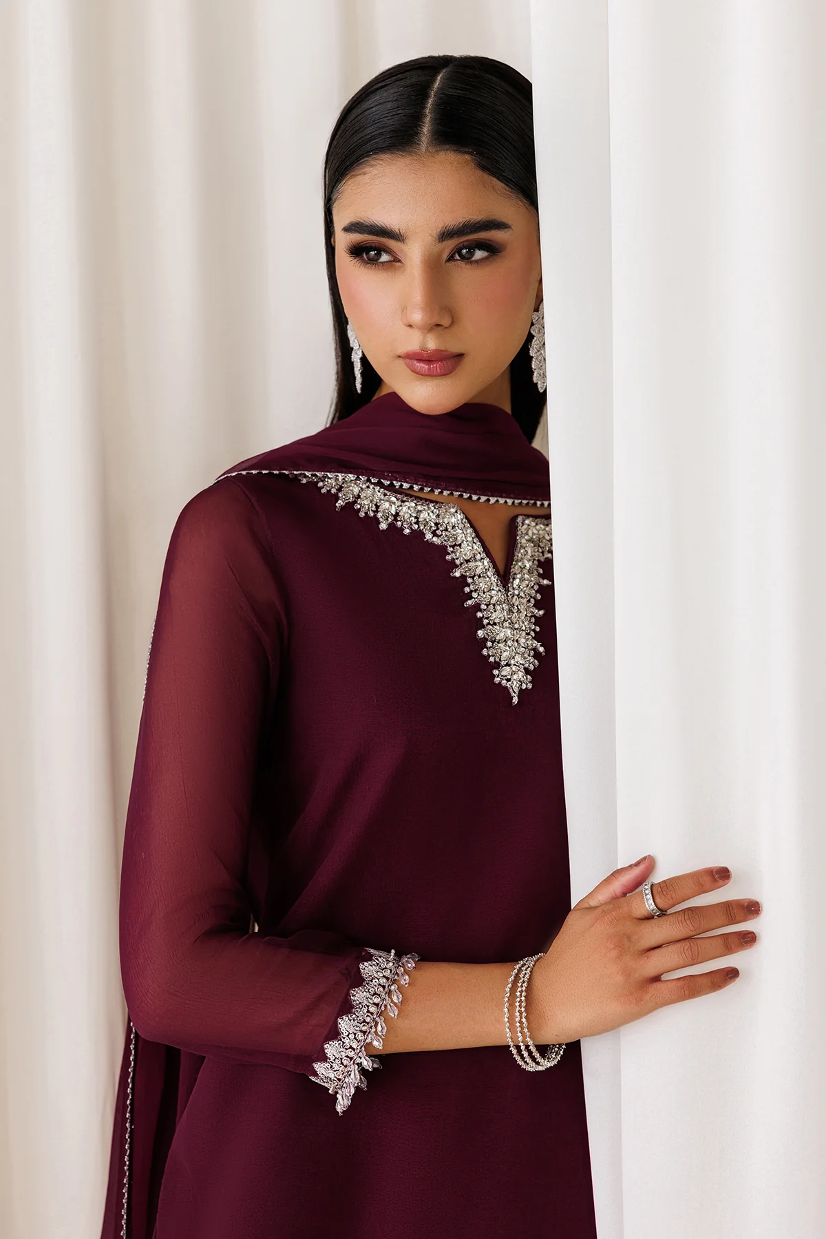 EMBROIDERED CHIFFON EN-1292 - Image 5