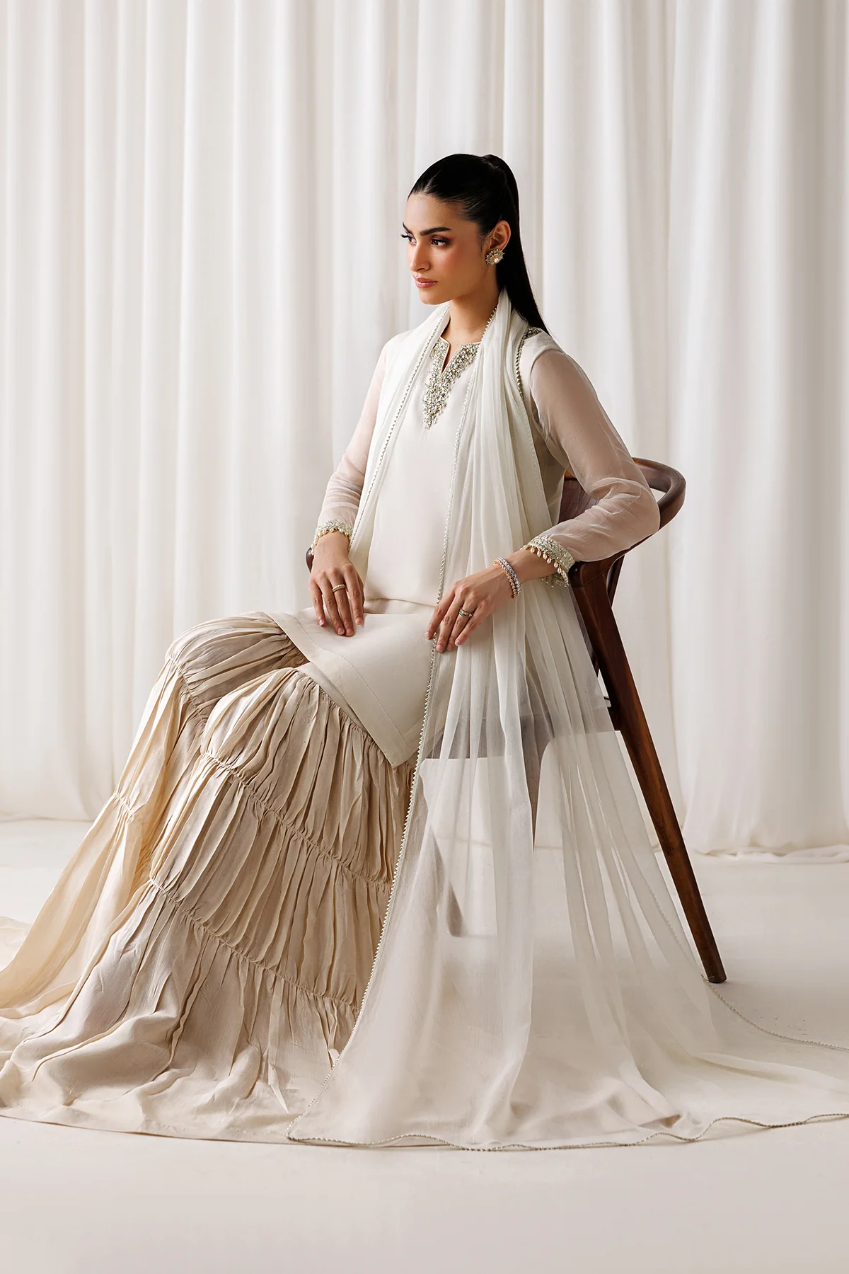 EMBROIDERED CHIFFON EN-1293 - Image 8