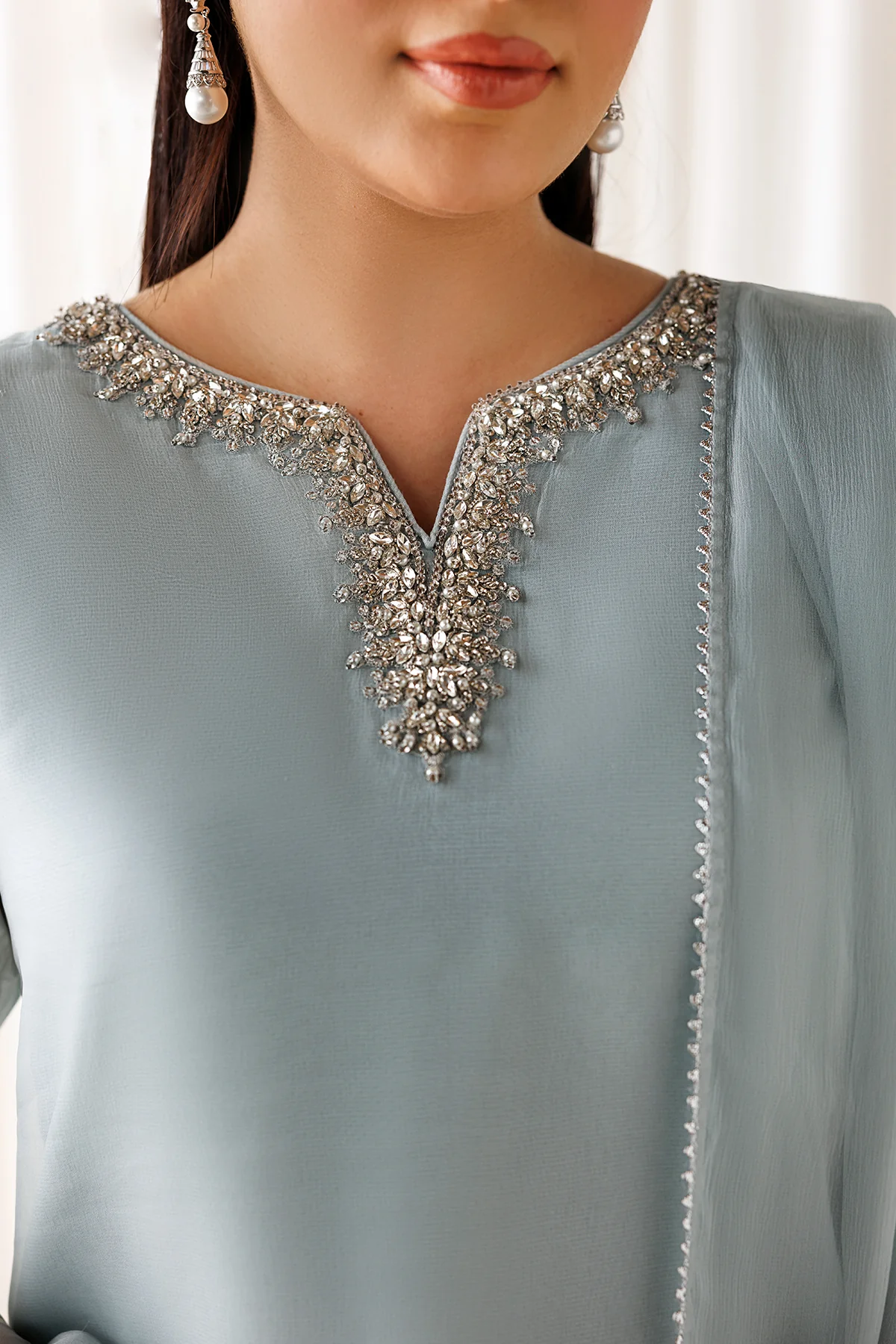 EMBROIDERED CHIFFON EN-1294 - Image 3