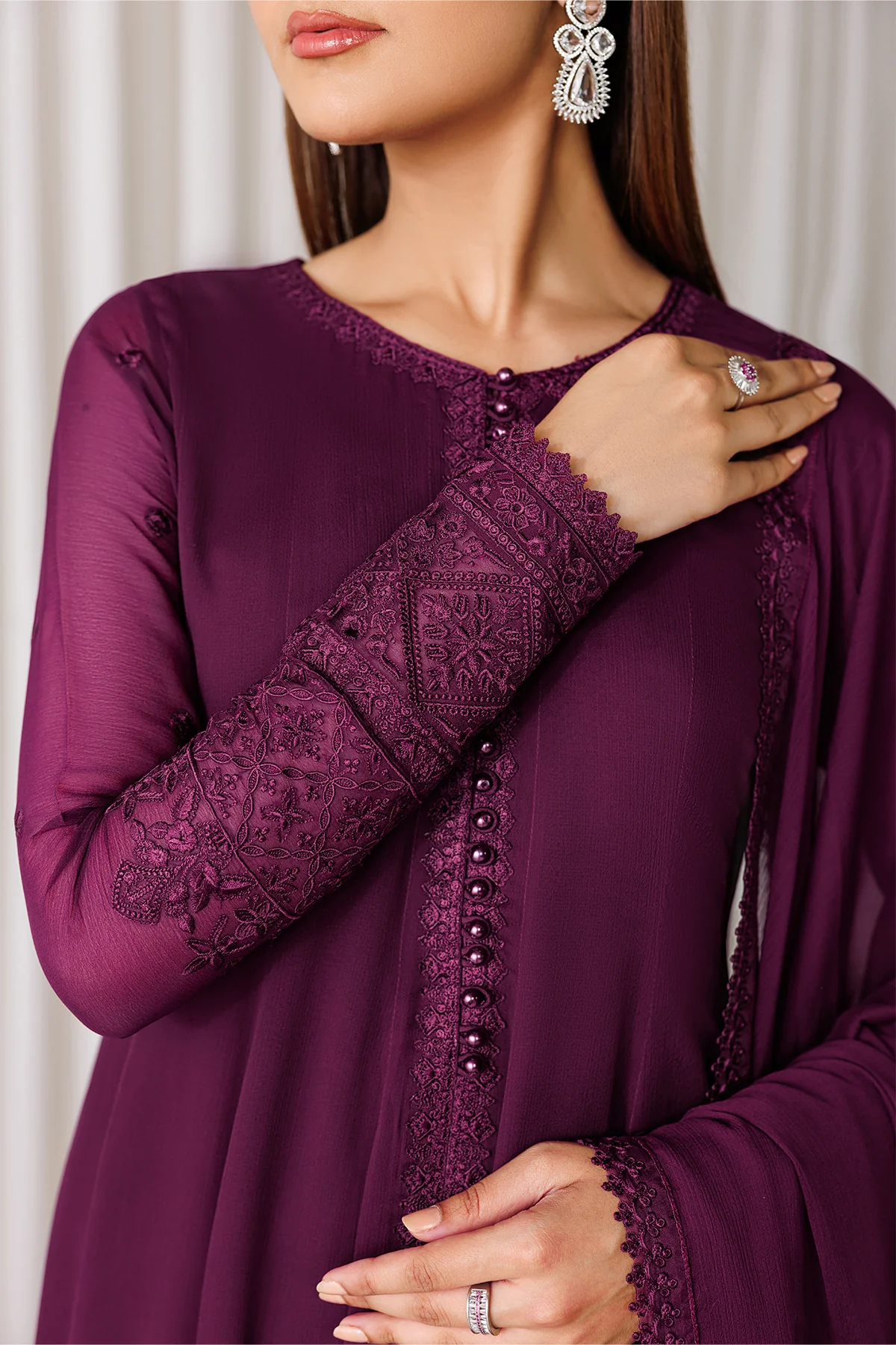 EMBROIDERED CHIFFON EN-1296 - Image 3