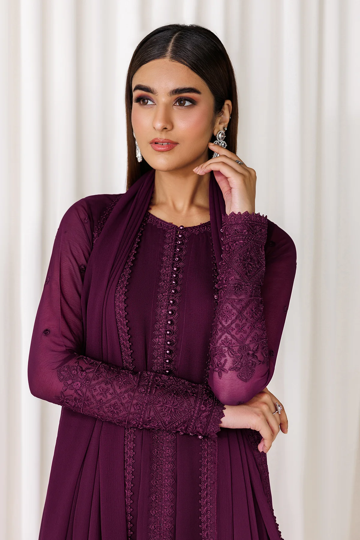 EMBROIDERED CHIFFON EN-1296 - Image 4