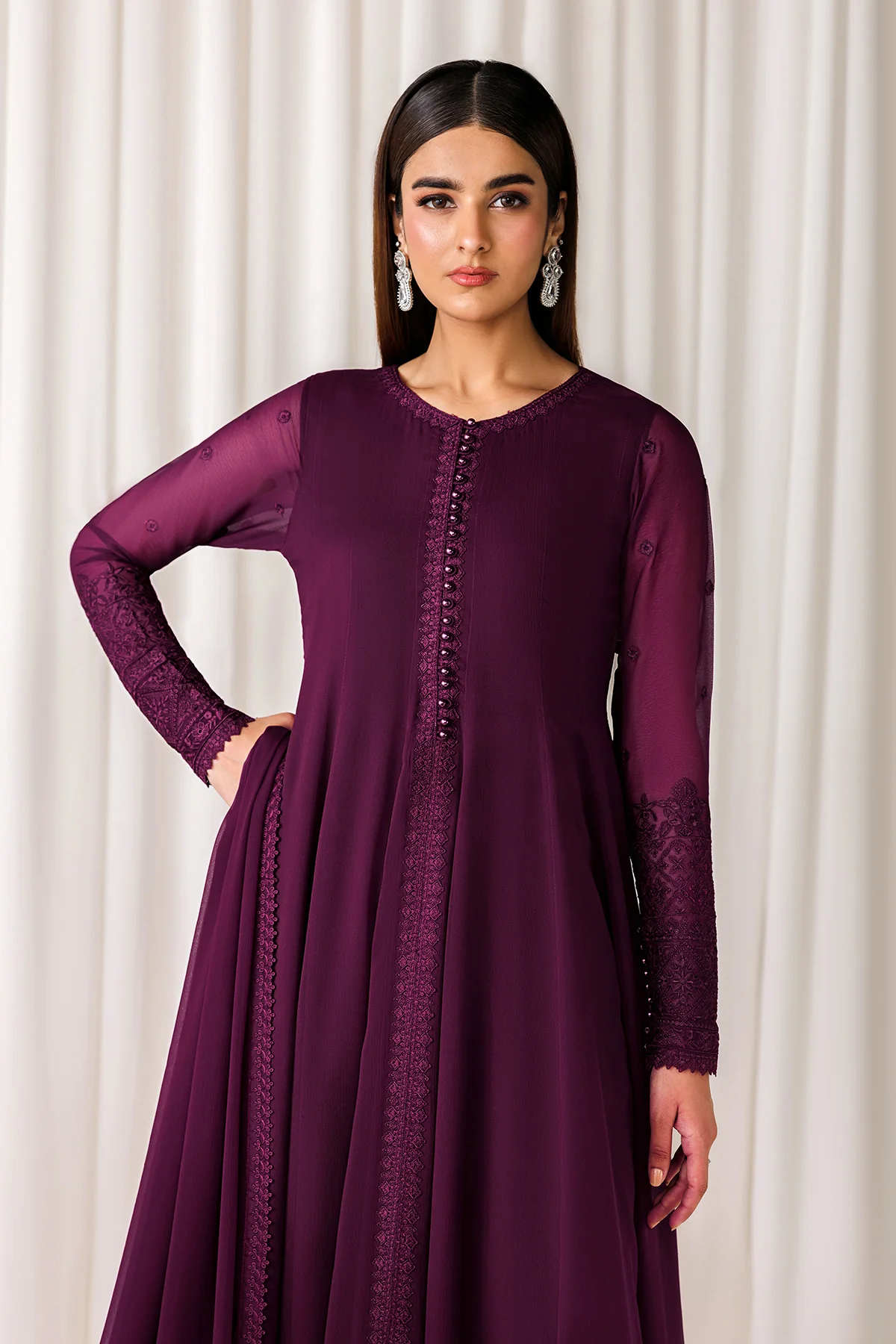 EMBROIDERED CHIFFON EN-1296 - Image 5