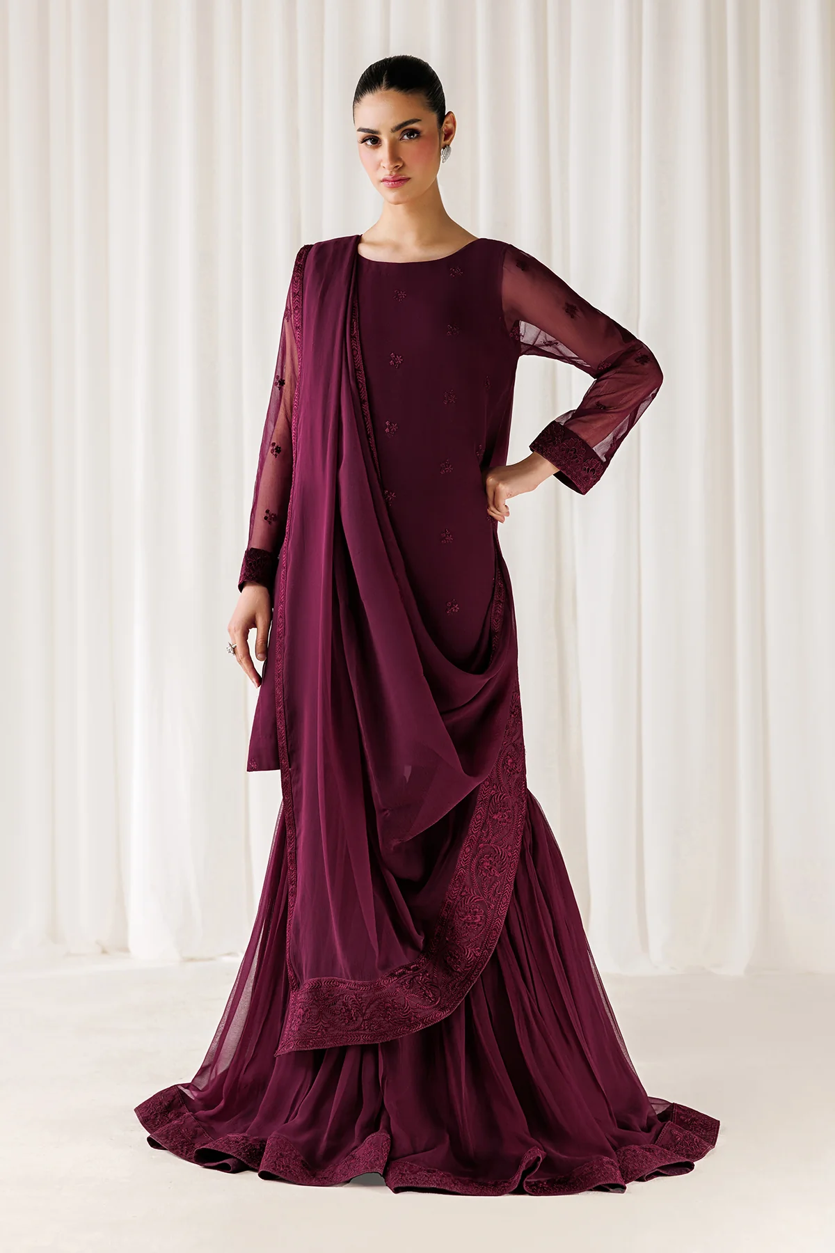 EMBROIDERED CHIFFON EN-1312 - Image 9