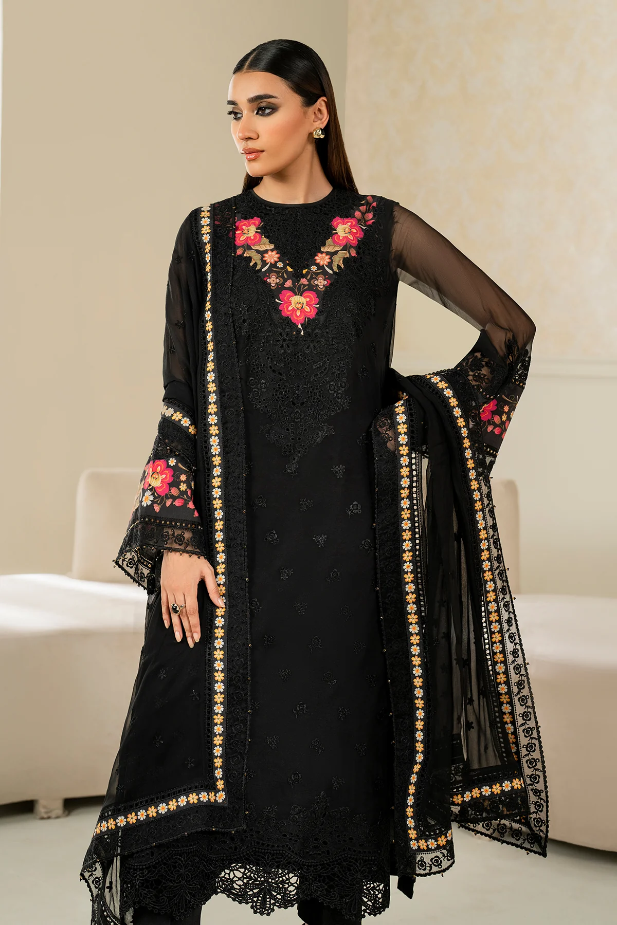 EMBROIDERED CHIFFON PR-1144 - Image 3