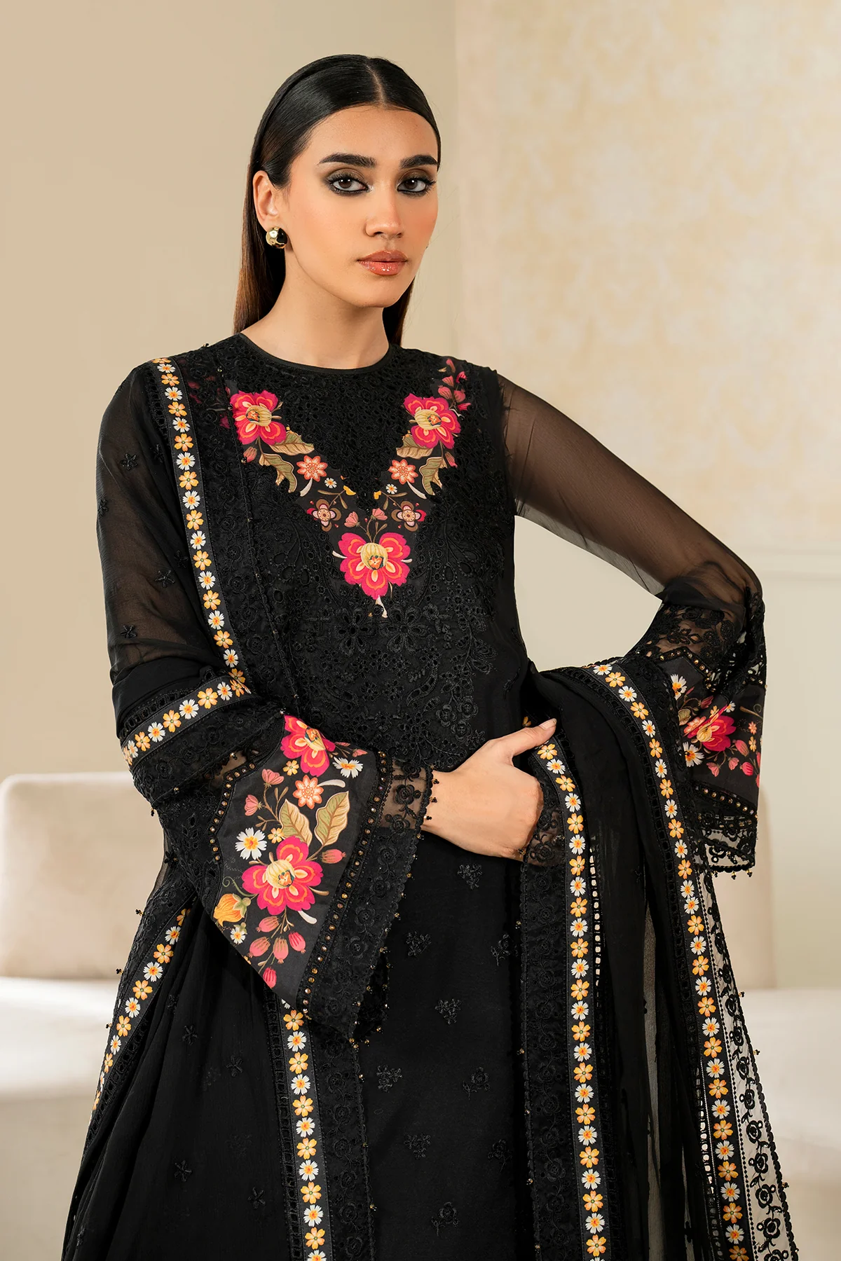 EMBROIDERED CHIFFON PR-1144 - Image 4
