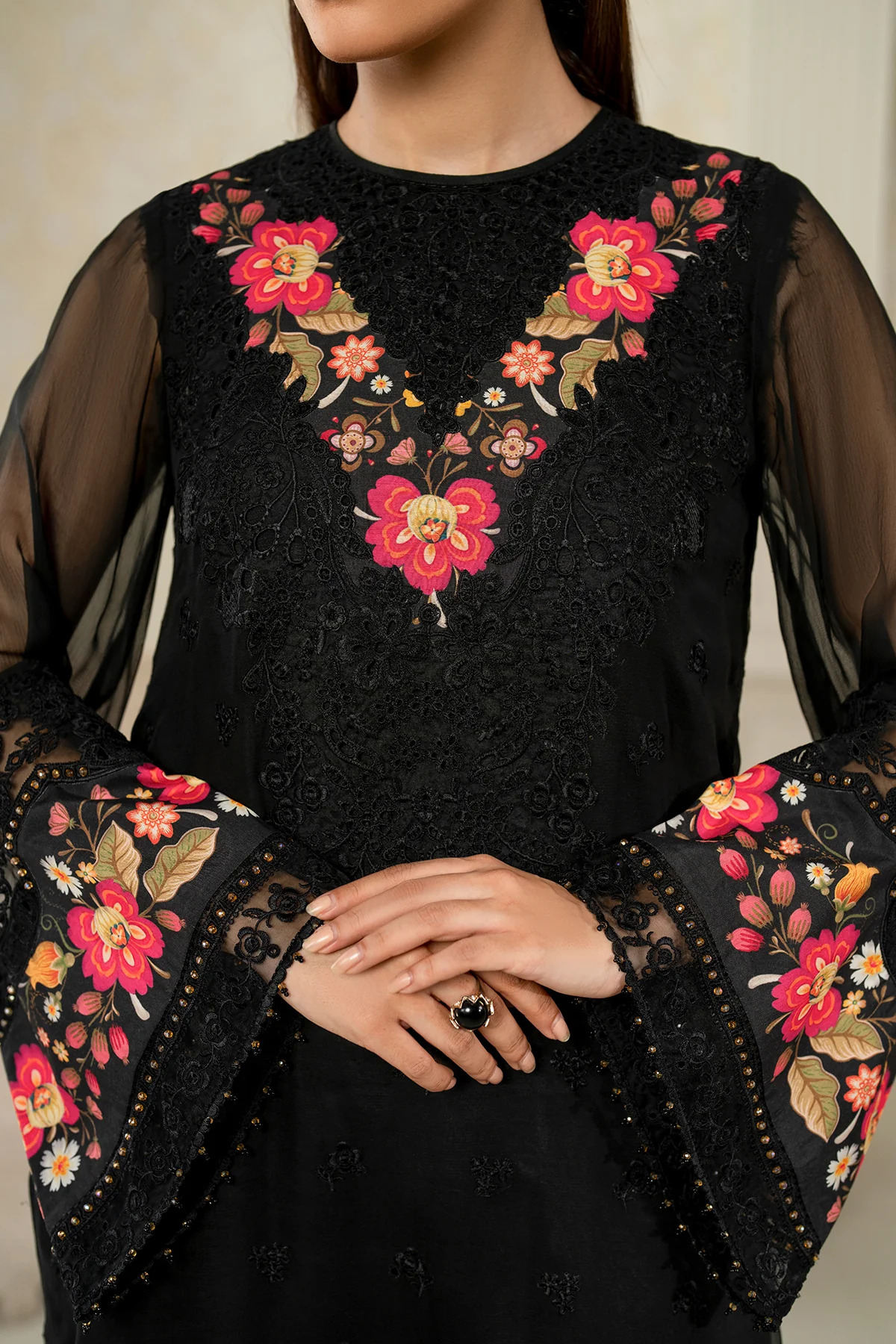 EMBROIDERED CHIFFON PR-1144 - Image 5