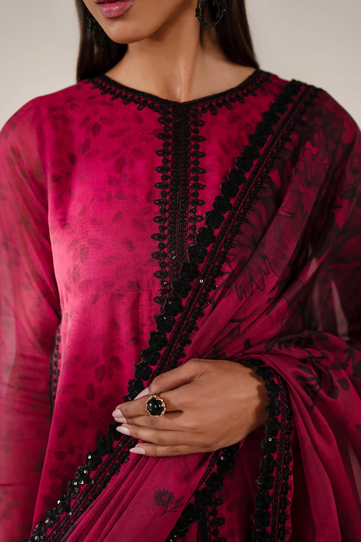 EMBROIDERED CHIFFON SF-4138 - Image 4