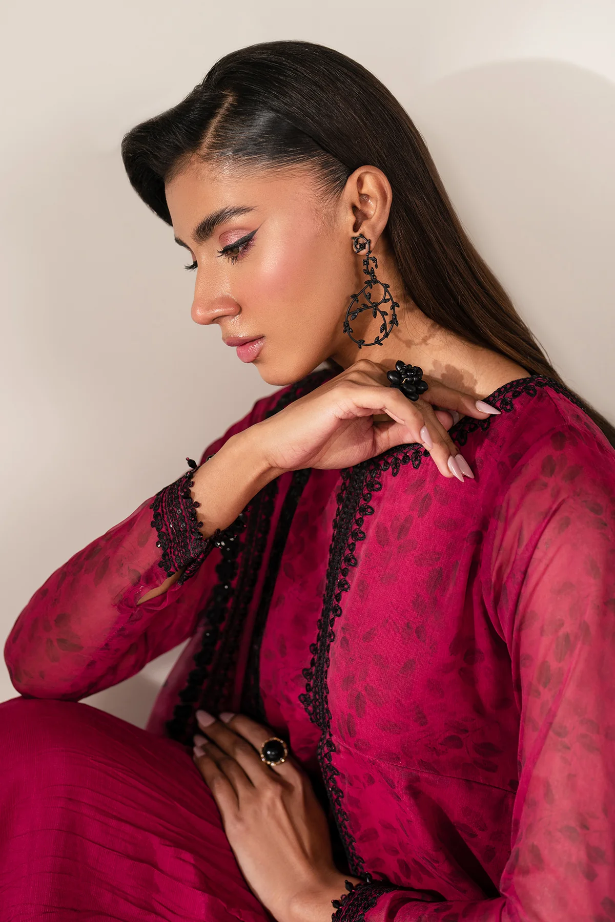 EMBROIDERED CHIFFON SF-4138 - Image 5