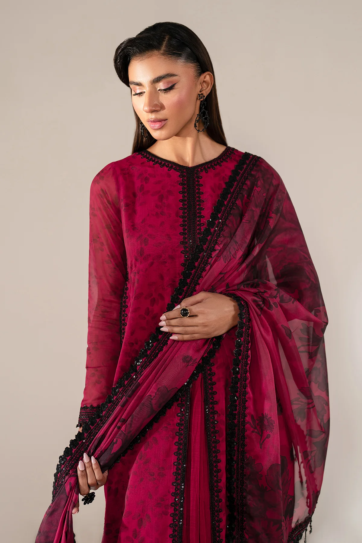 EMBROIDERED CHIFFON SF-4138 - Image 6