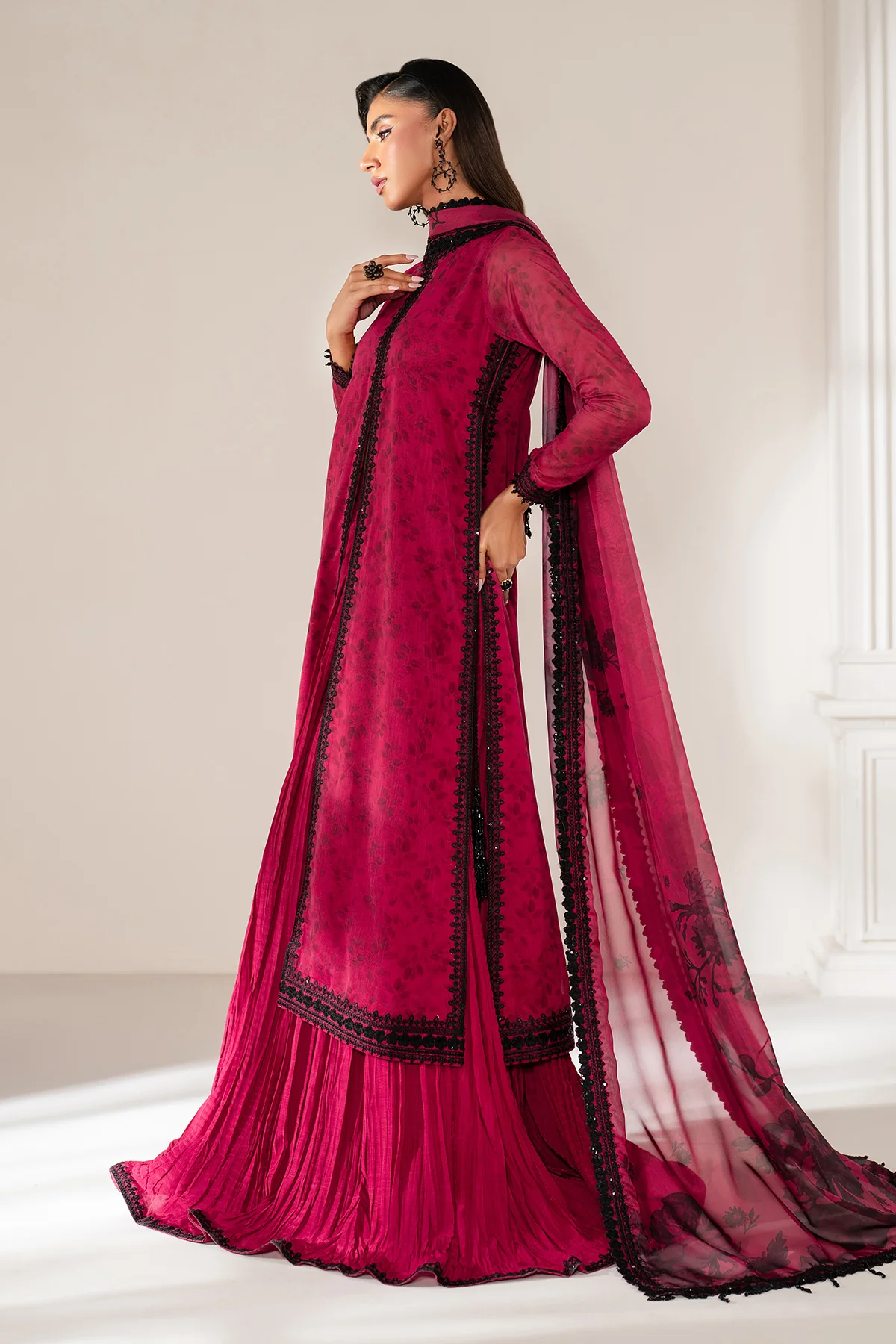 EMBROIDERED CHIFFON SF-4138 - Image 9