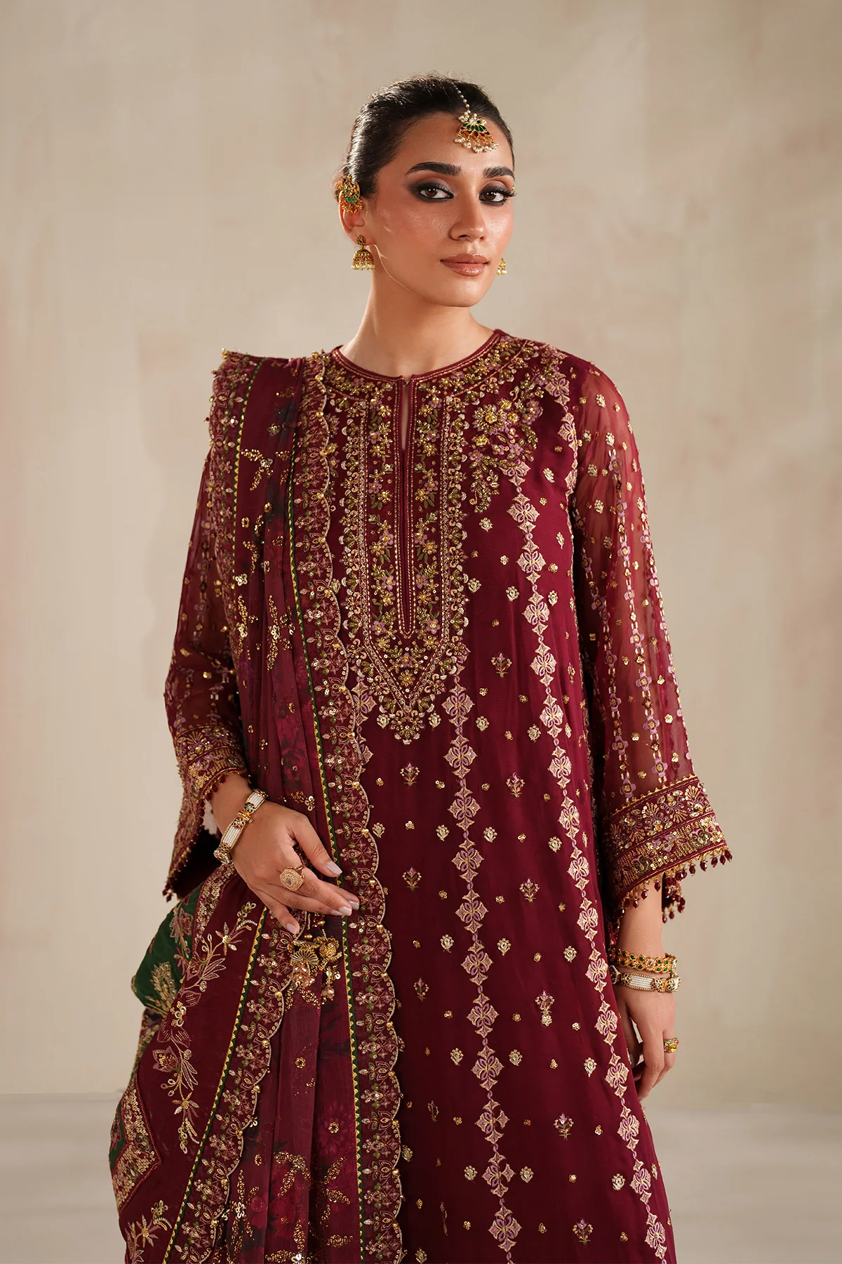 EMBROIDERED CHIFFON SF-4367 - Image 3