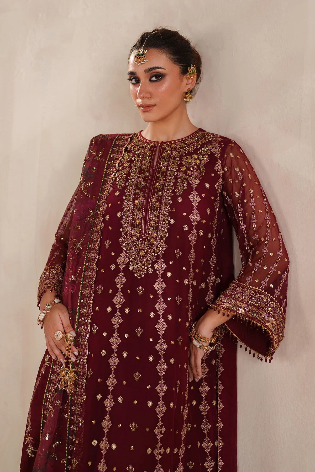 EMBROIDERED CHIFFON SF-4367 - Image 6