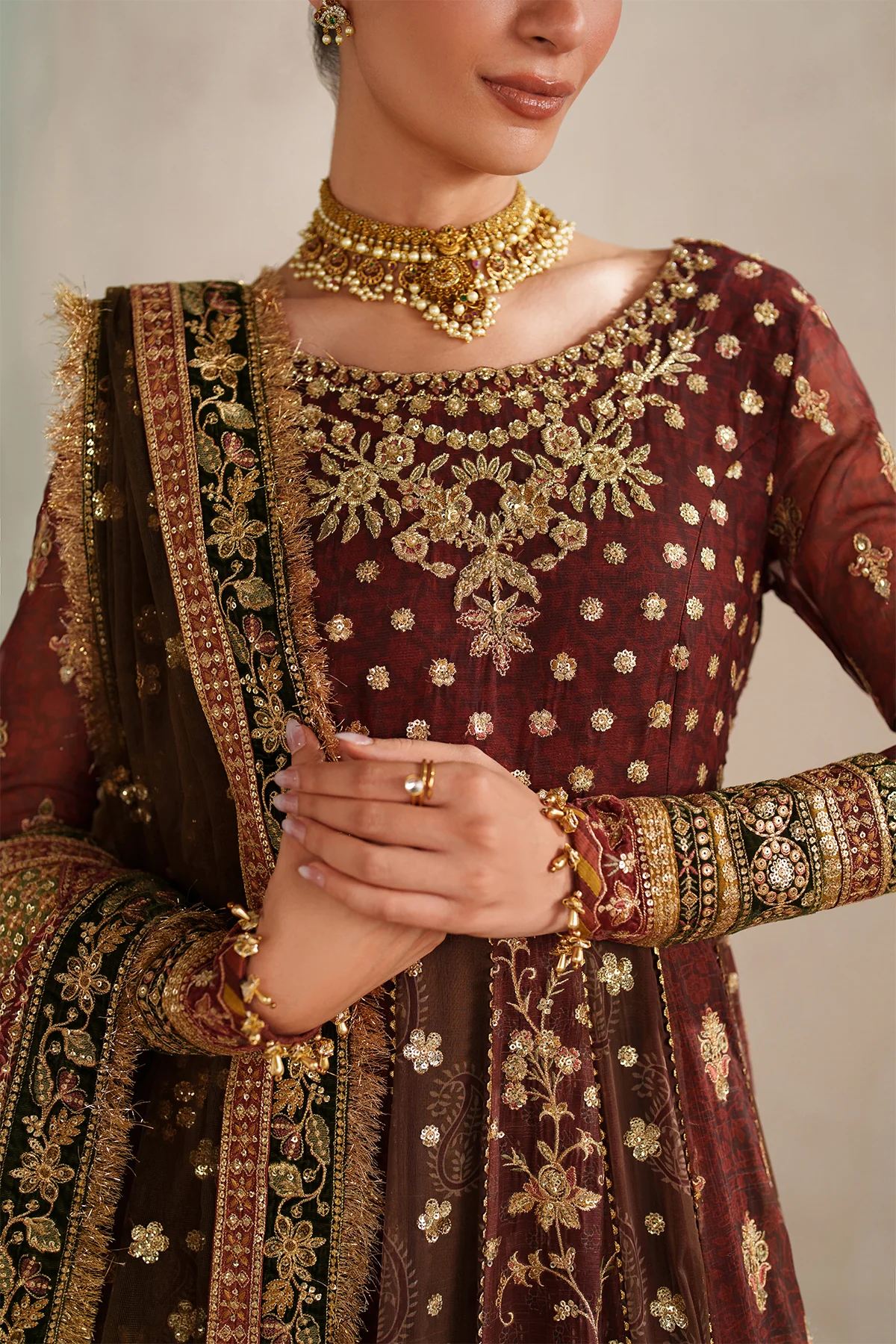 EMBROIDERED CHIFFON SF-4376 - Image 3