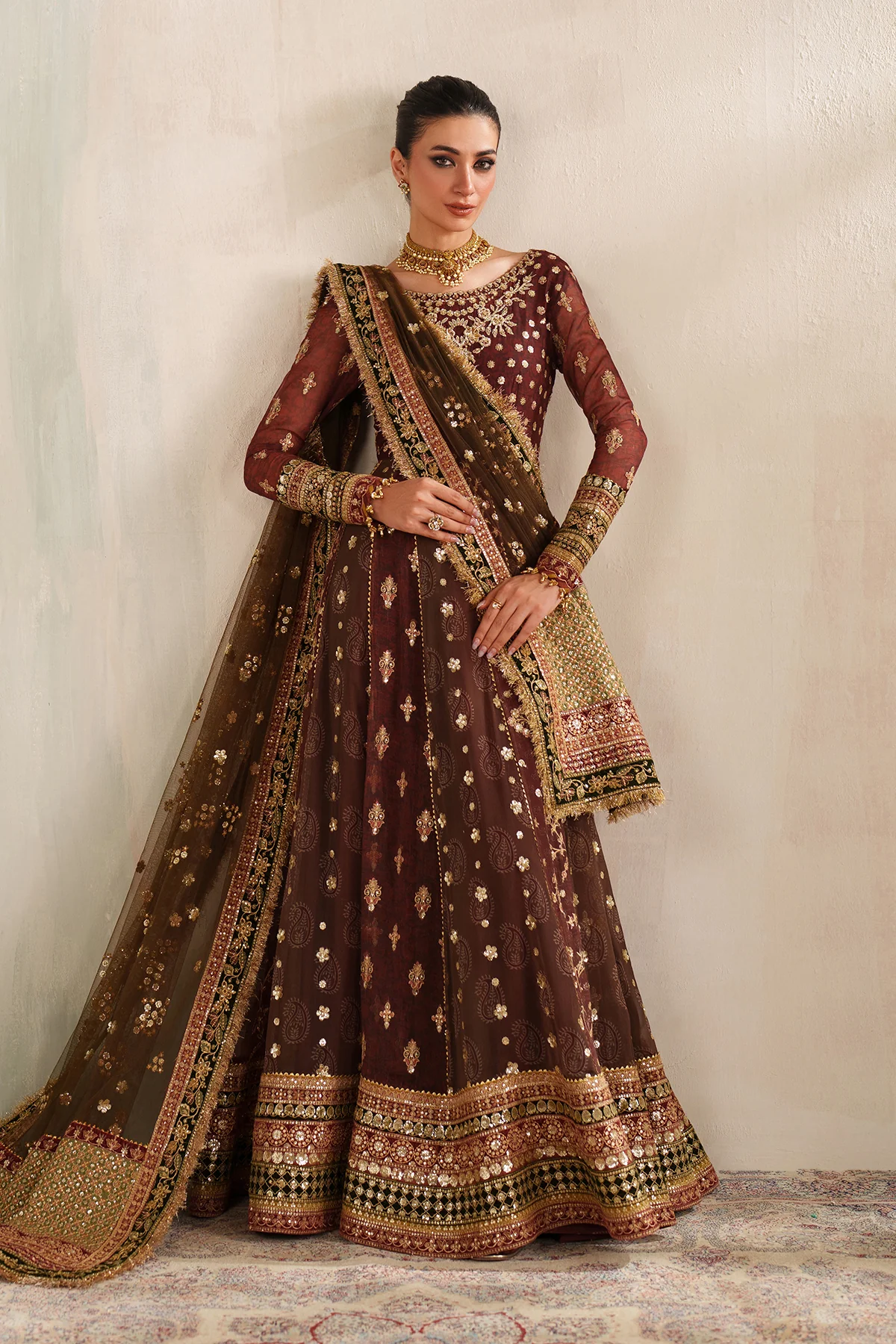 EMBROIDERED CHIFFON SF-4376 - Image 5