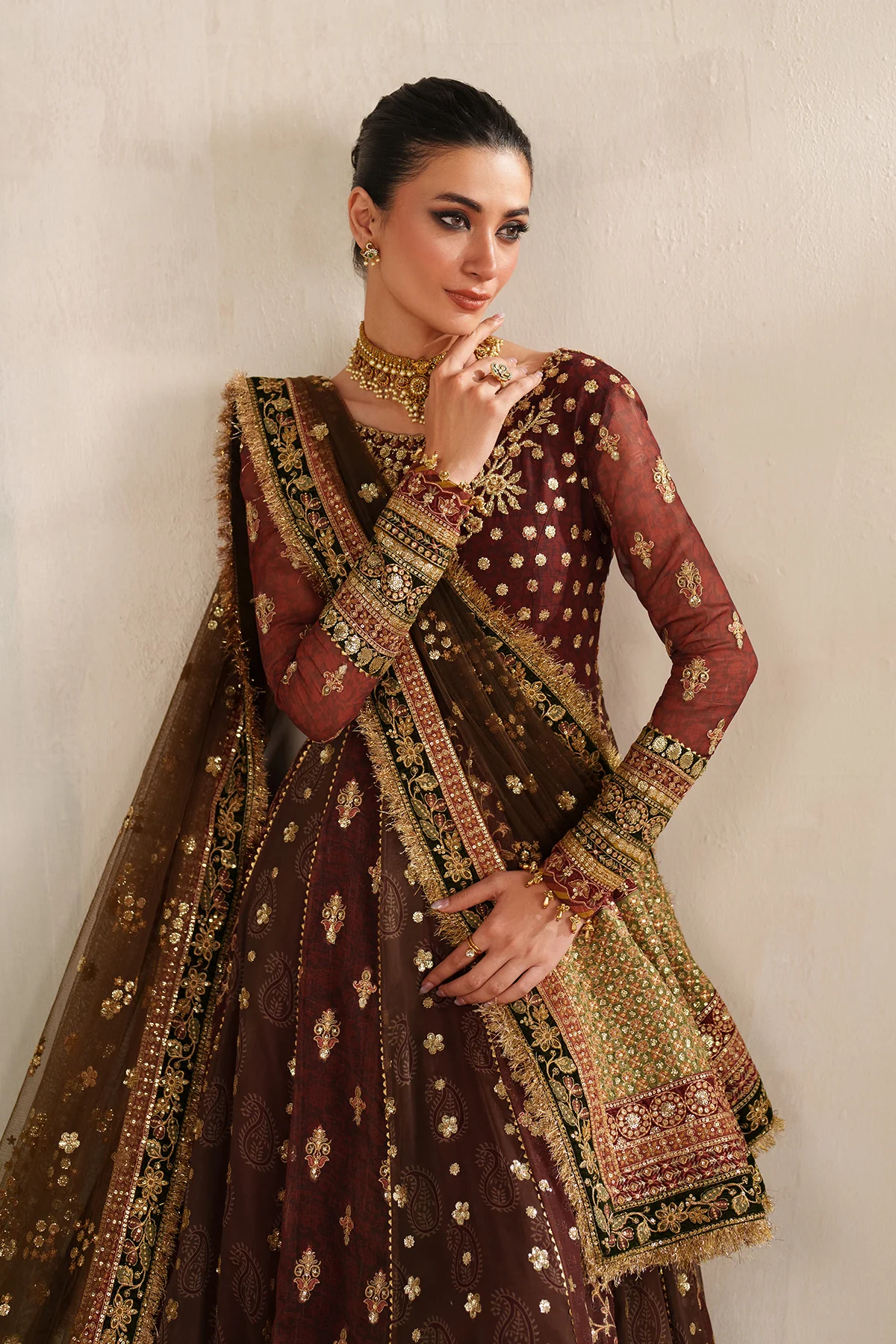 EMBROIDERED CHIFFON SF-4376 - Image 6