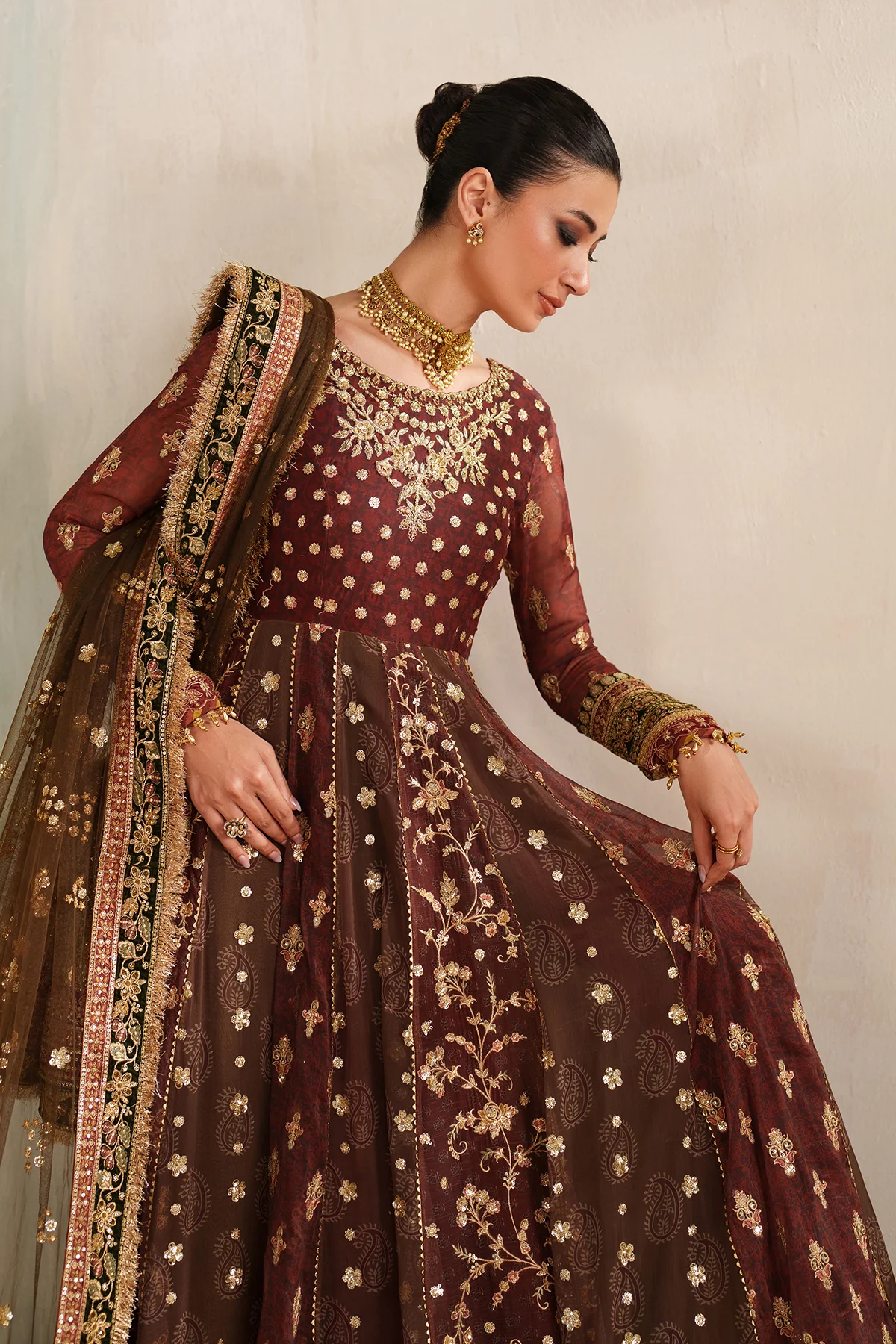 EMBROIDERED CHIFFON SF-4376 - Image 8