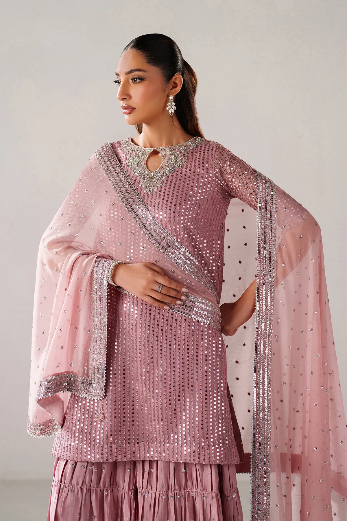 EMBROIDERED CHIFFON SF-4388 - Image 8