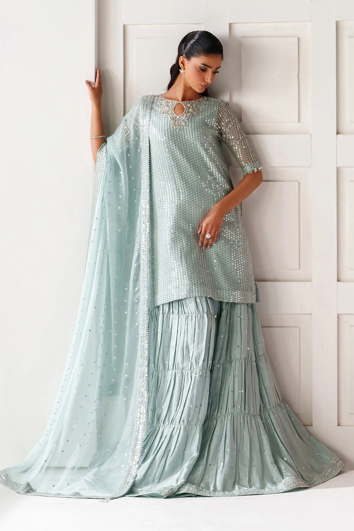EMBROIDERED CHIFFON SF-4389 - Image 8