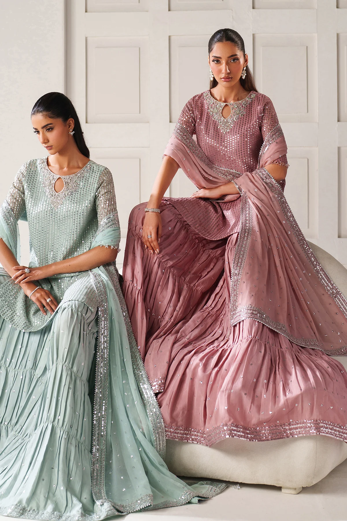 EMBROIDERED CHIFFON UF-4389 - Image 11