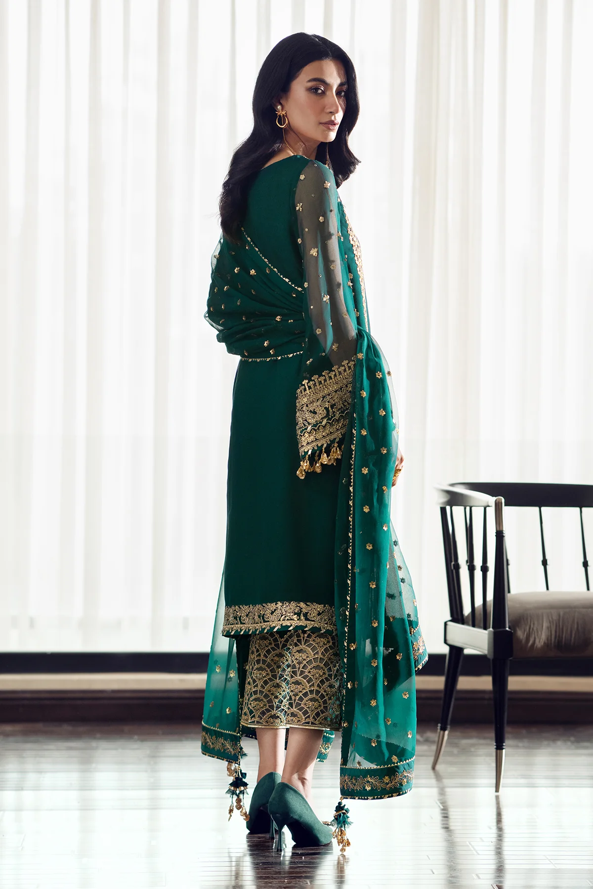 EMBROIDERED CHIFFON UF-505 - Image 3