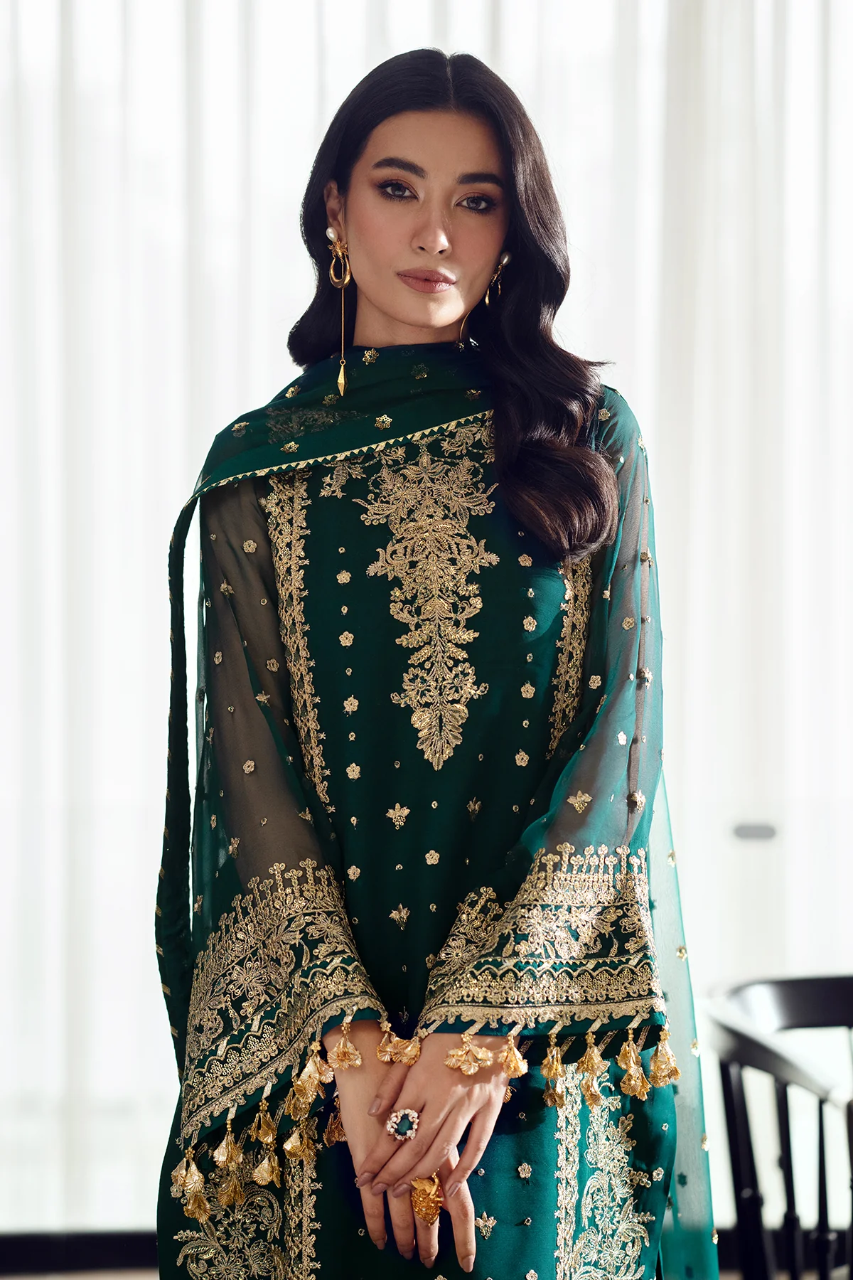 EMBROIDERED CHIFFON UF-505 - Image 5