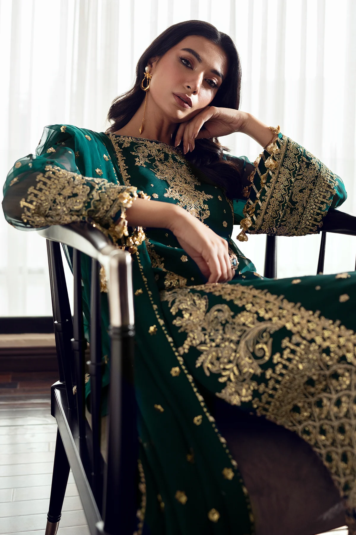EMBROIDERED CHIFFON UF-505 - Image 6