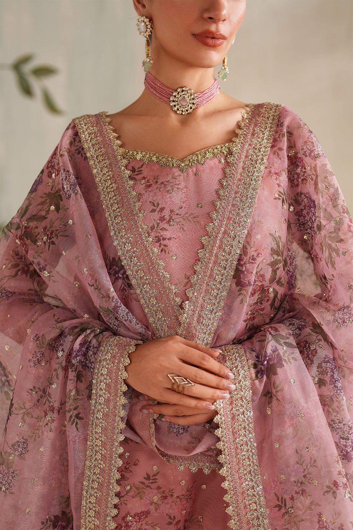 EMBROIDERED COTTON NET SF-4374 - Image 3