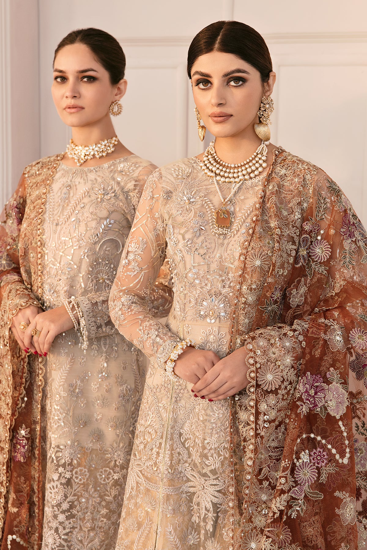EMBROIDERED NET CH11-03 UNSTITCHED - Image 13