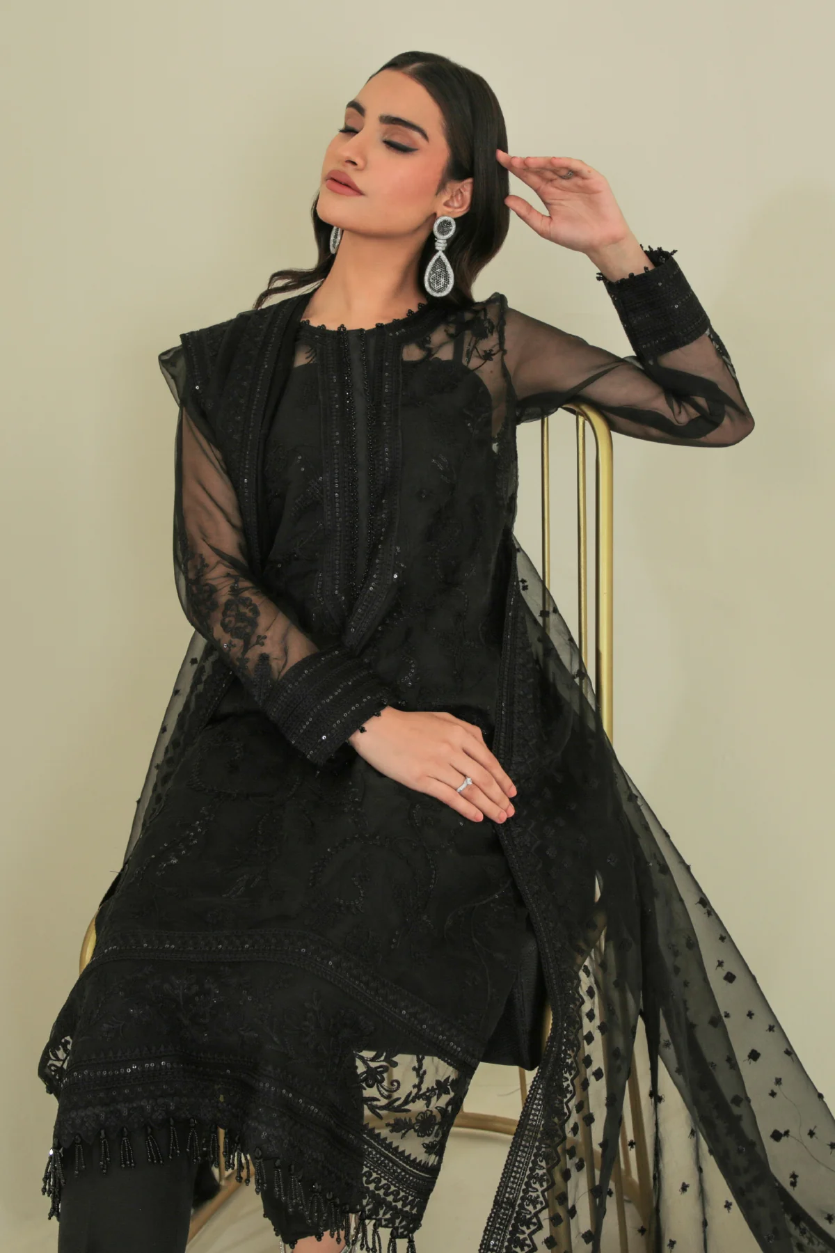 EMBROIDERED ORGANZA UF-235 - Image 7