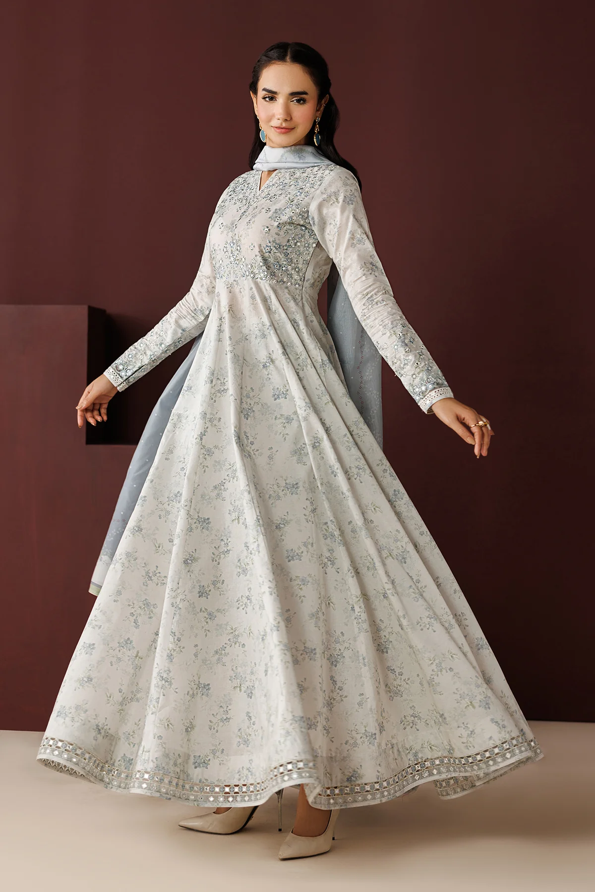 EMBROIDERED PRINTED LAWN PR-1259 - Image 4