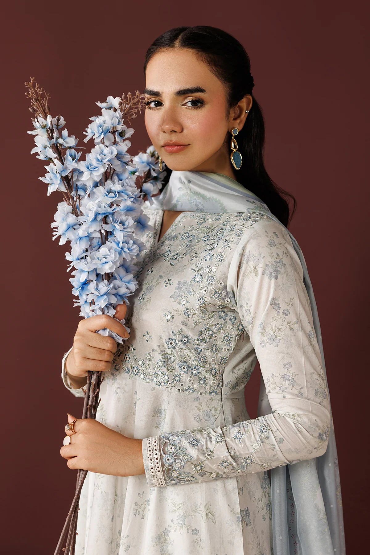 EMBROIDERED PRINTED LAWN PR-1259 - Image 6