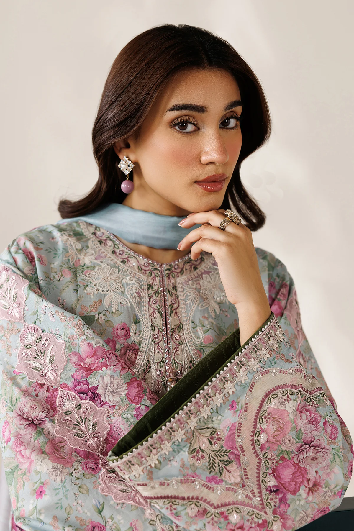 EMBROIDERED PRINTED LAWN PR-1272 - Image 3
