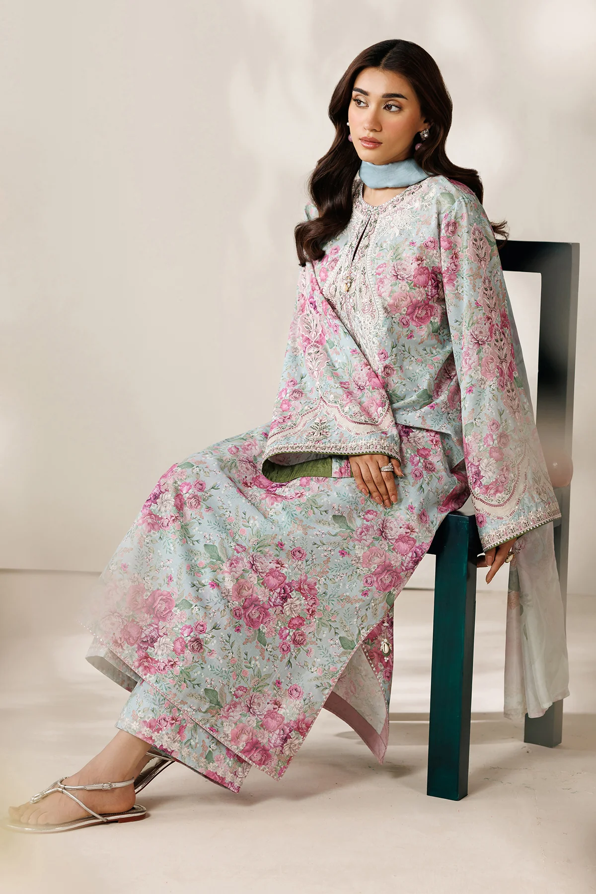 EMBROIDERED PRINTED LAWN PR-1272 - Image 5