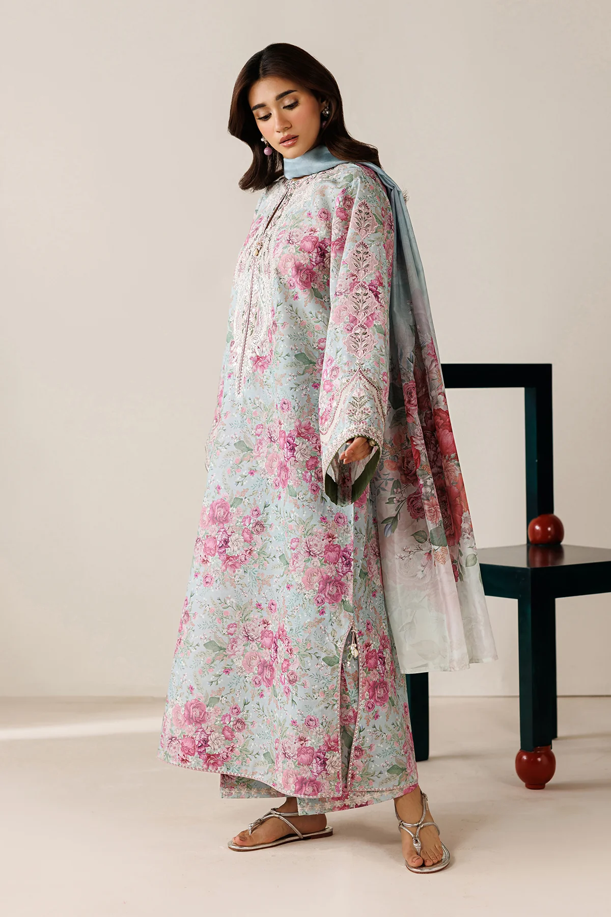 EMBROIDERED PRINTED LAWN PR-1272 - Image 6