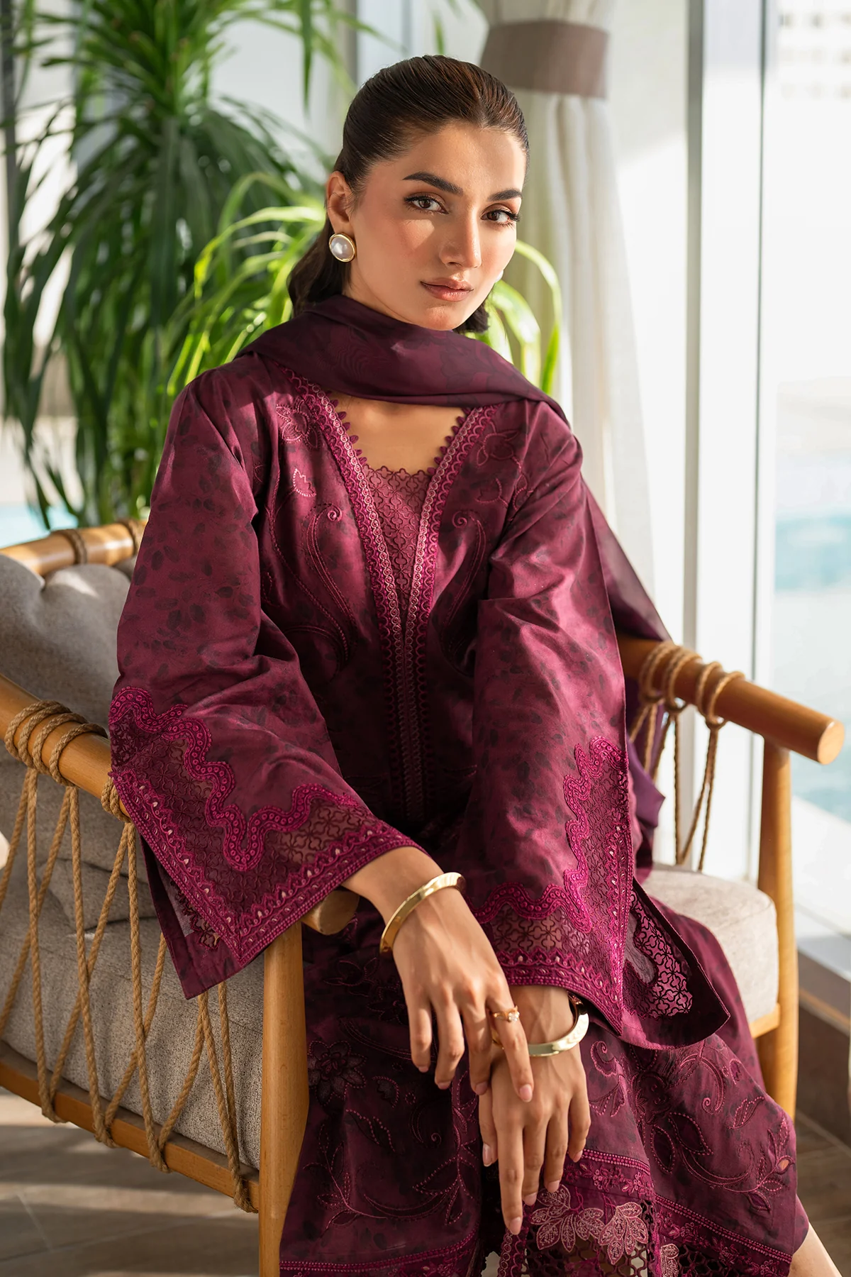 EMBROIDERED PRINTED LAWN SF-4098 - Image 6