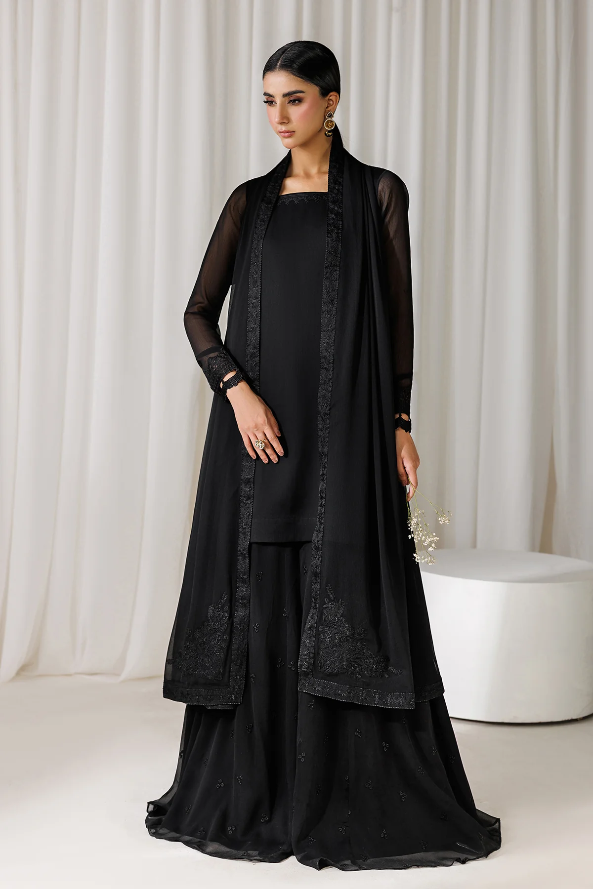 PLAIN CHIFFON DUPATTA-108 - Image 3