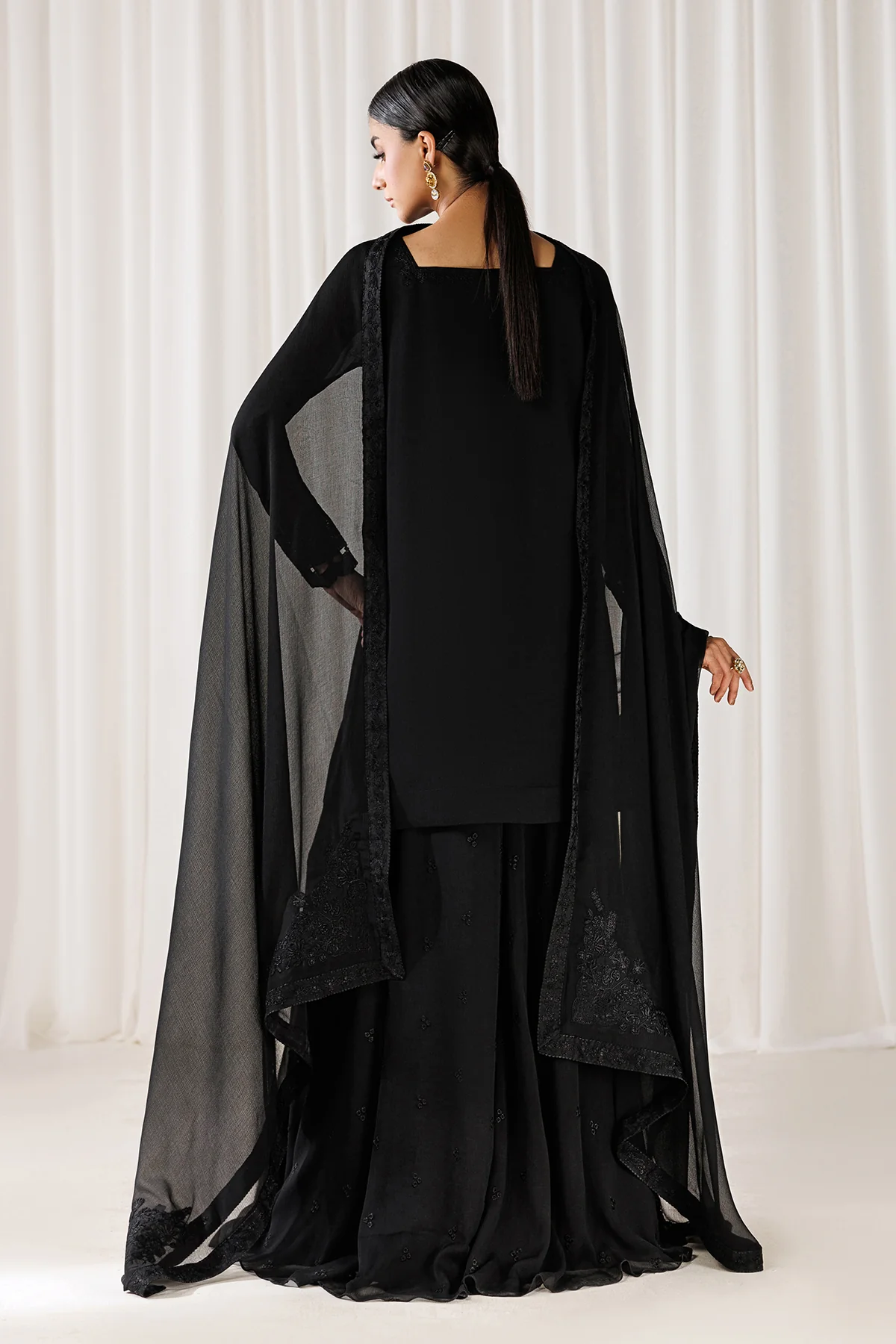 PLAIN CHIFFON DUPATTA-108 - Image 4
