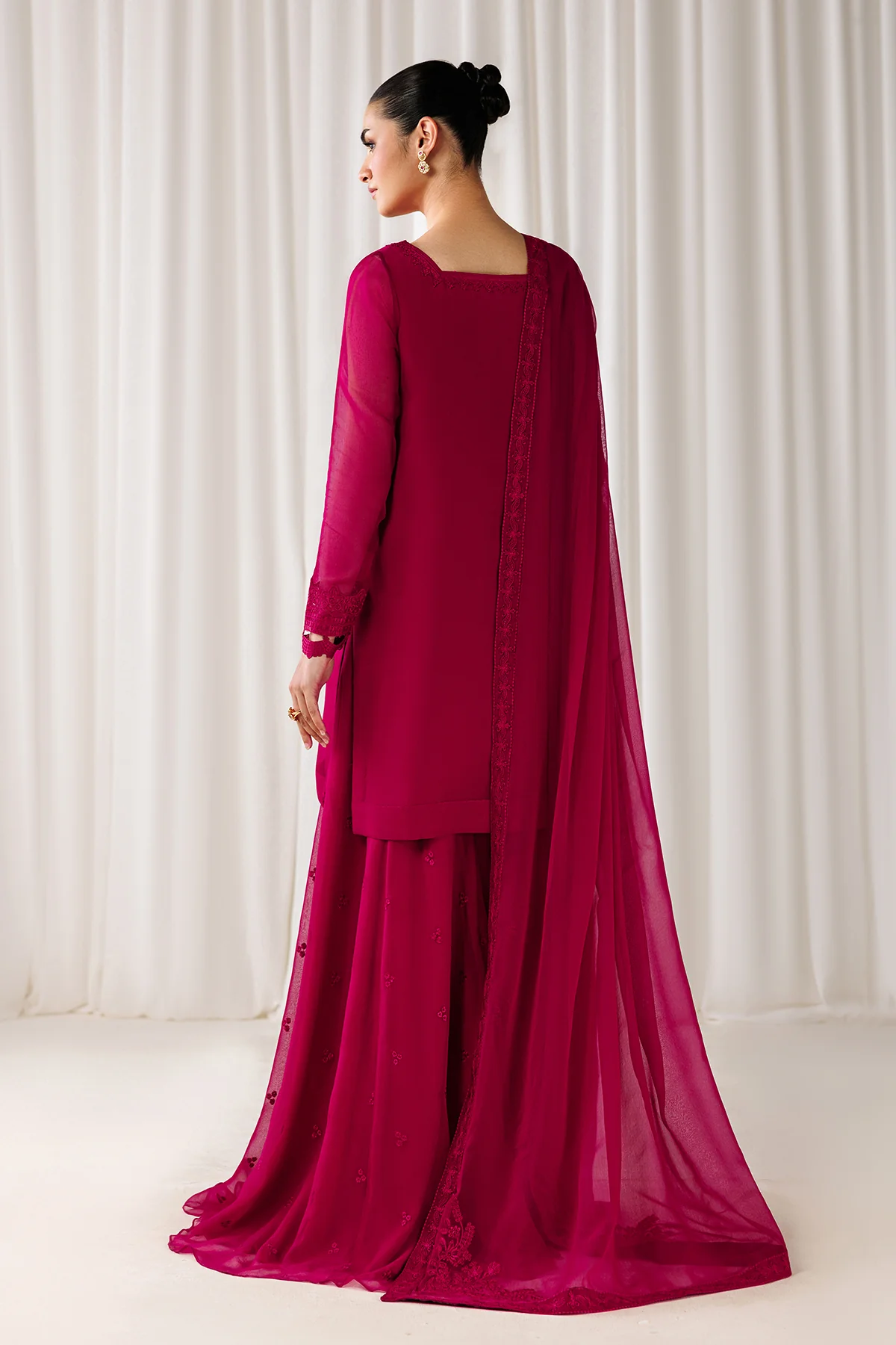 PLAIN CHIFFON DUPATTA-109 - Image 3