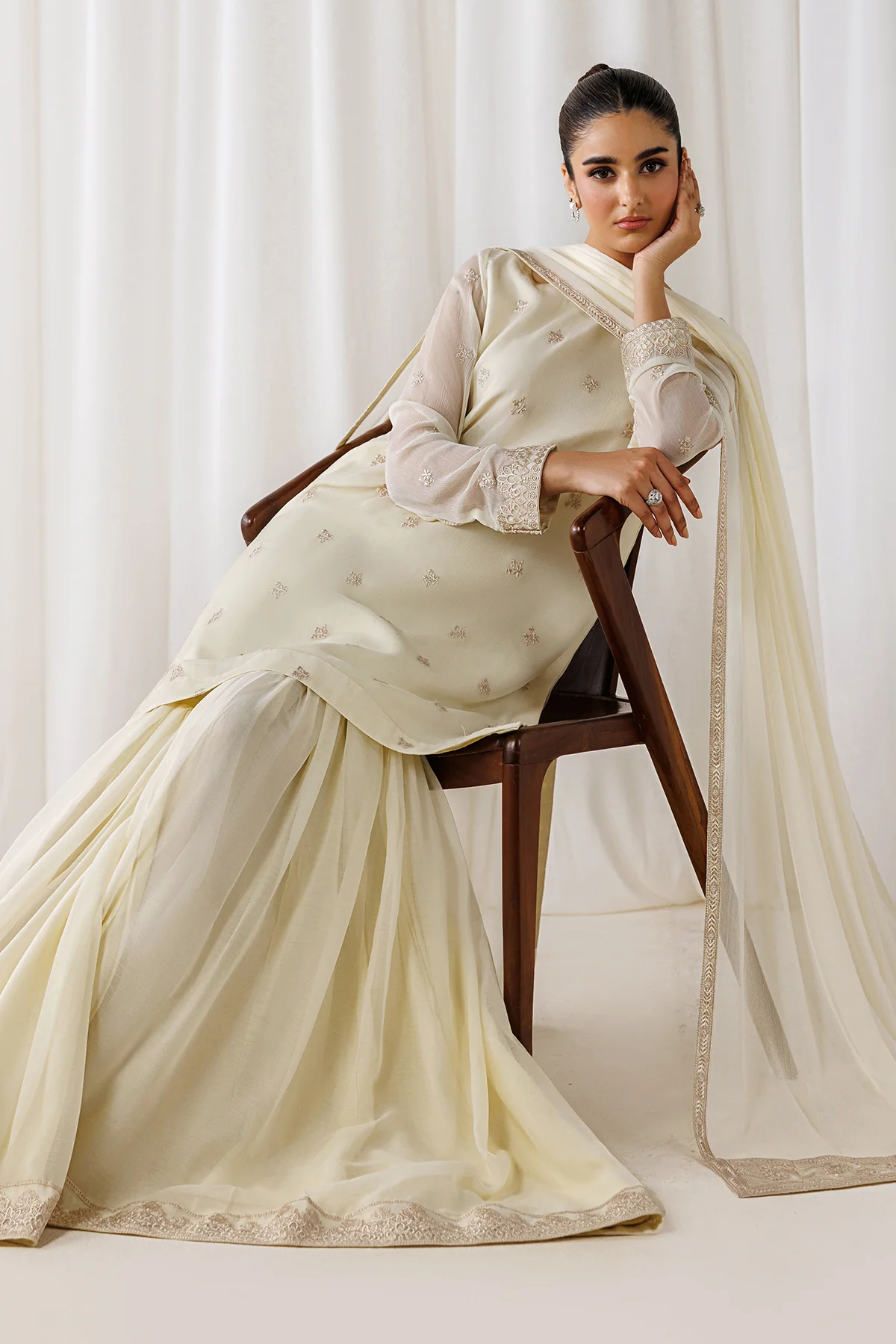 PLAIN CHIFFON DUPATTA-111 - Image 4