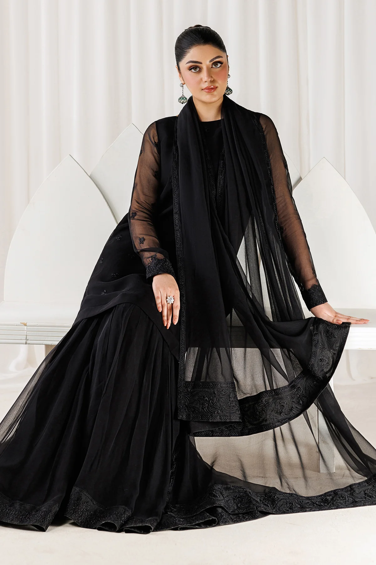 PLAIN CHIFFON DUPATTA-112 - Image 4