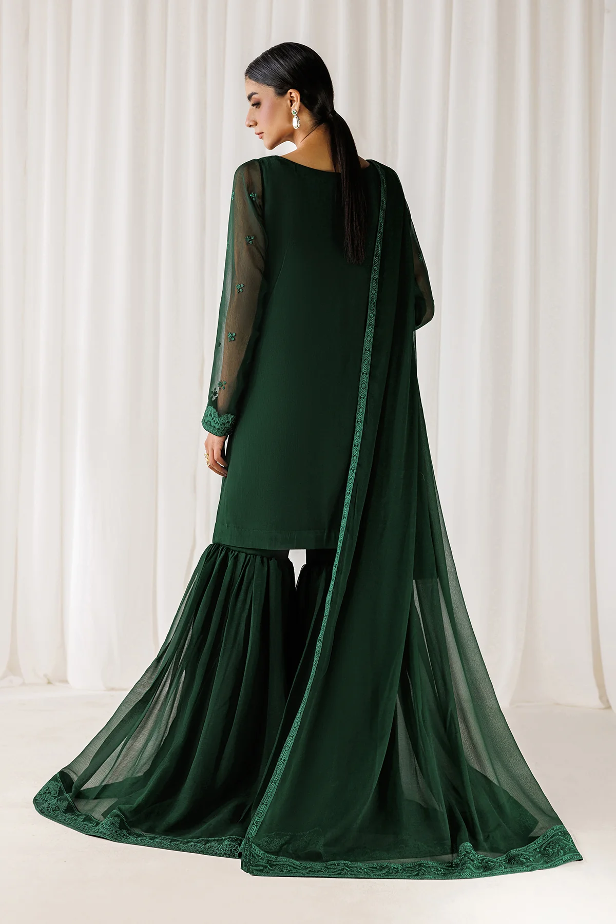PLAIN CHIFFON DUPATTA-113 - Image 3