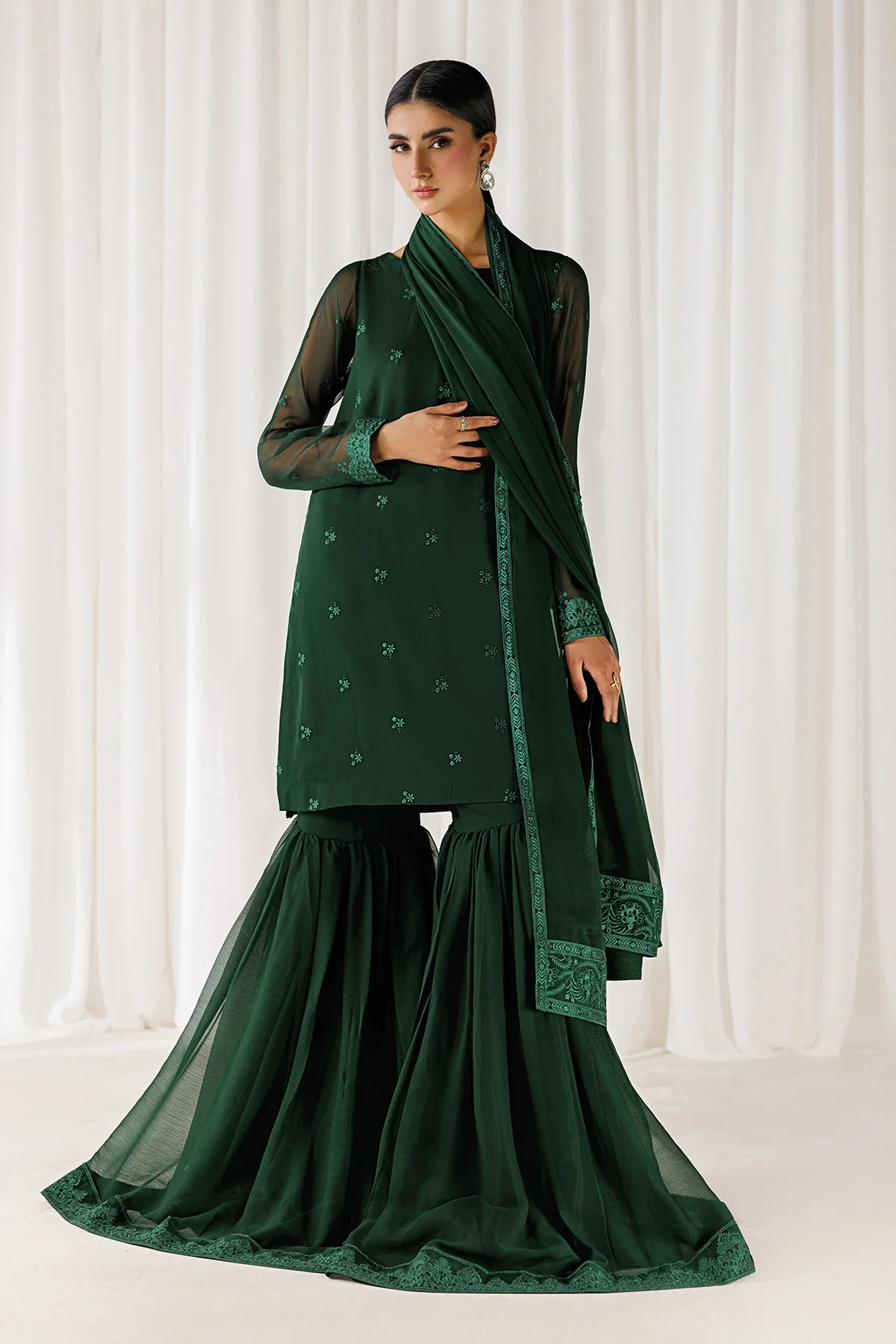 PLAIN CHIFFON DUPATTA-113 - Image 4